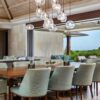 Misto Linear Pendant Chandelier | Willman Interiors, Hans Klett Photography