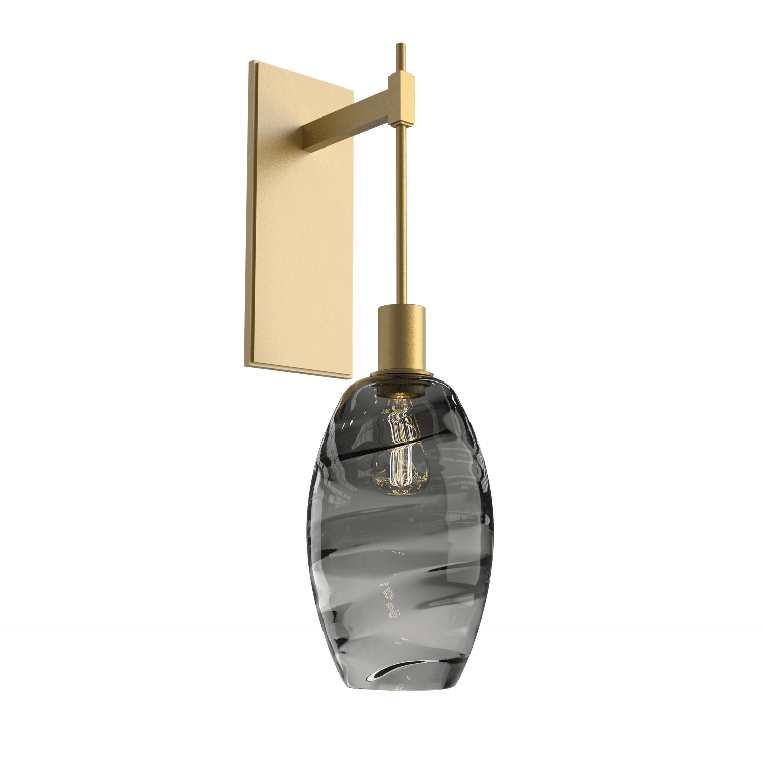 IDB0035-24-GB-OS-Hammerton-Studio-Optic-Blown-Glass-Elisse-tempo-wall-sconce-with-gilded-brass-finish-and-optic-smoke-blown-glass-shades-and-incandescent-lamping