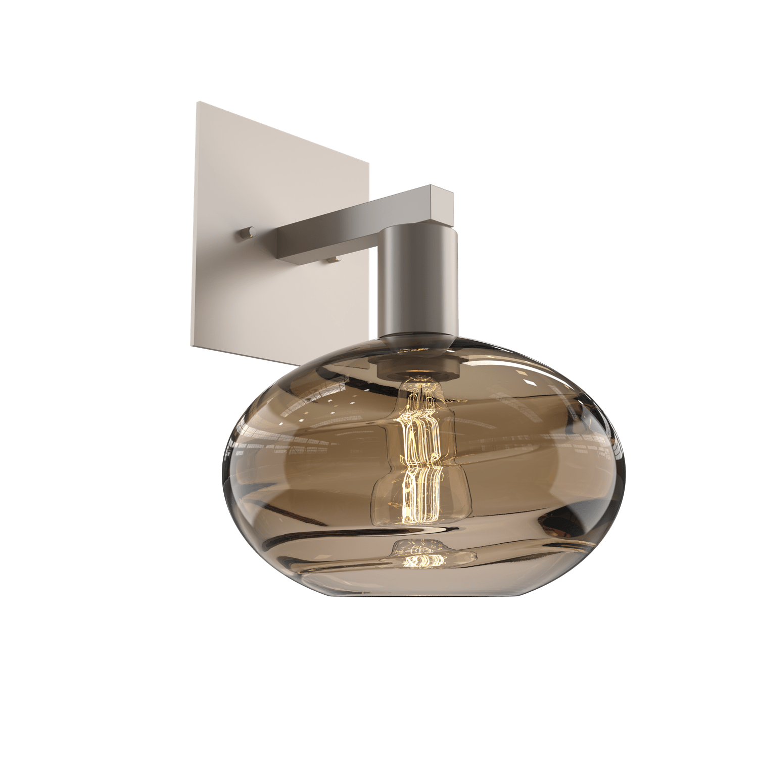 IDB0036-11-BS-OB-Hammerton-Studio-Optic-Blown-Glass-Coppa-wall-sconce-with-metallic-beige-silver-finish-and-optic-bronze-blown-glass-shades-and-incandescent-lamping