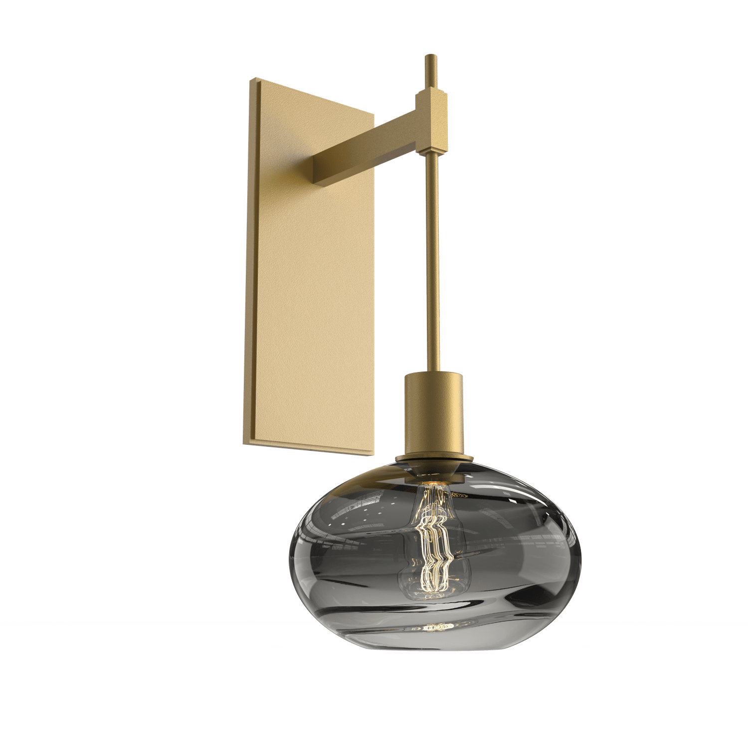 IDB0036-18-GB-OS-Hammerton-Studio-Optic-Blown-Glass-Coppa-tempo-wall-sconce-with-gilded-brass-finish-and-optic-smoke-blown-glass-shades-and-incandescent-lamping