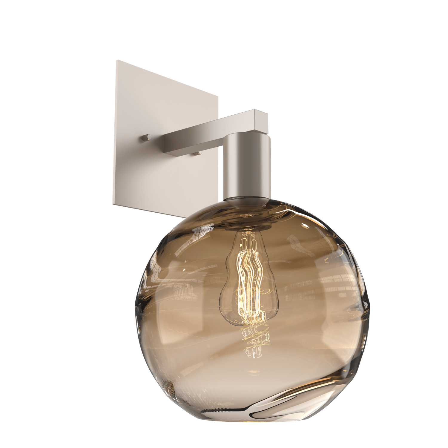 IDB0047-14-BS-OB-Hammerton-Studio-Optic-Blown-Glass-Terra-wall-sconce-with-metallic-beige-silver-finish-and-optic-bronze-blown-glass-shades-and-incandescent-lamping