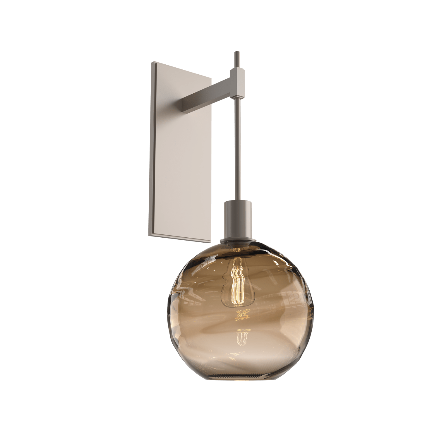 IDB0047-22-BS-OB-Hammerton-Studio-Optic-Blown-Glass-Terra-tempo-wall-sconce-with-metallic-beige-silver-finish-and-optic-bronze-blown-glass-shades-and-incandescent-lamping
