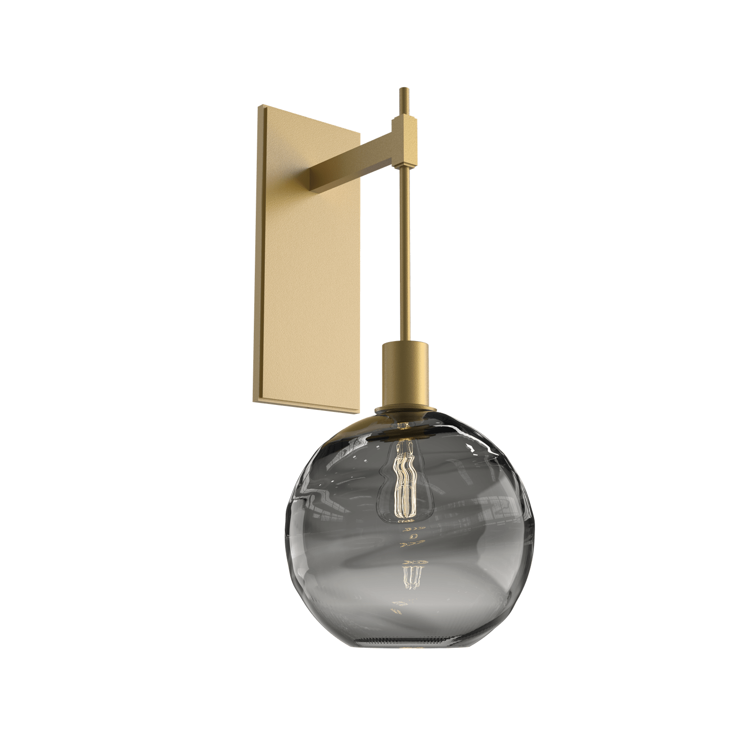 IDB0047-22-GB-OS-Hammerton-Studio-Optic-Blown-Glass-Terra-tempo-wall-sconce-with-gilded-brass-finish-and-optic-smoke-blown-glass-shades-and-incandescent-lamping