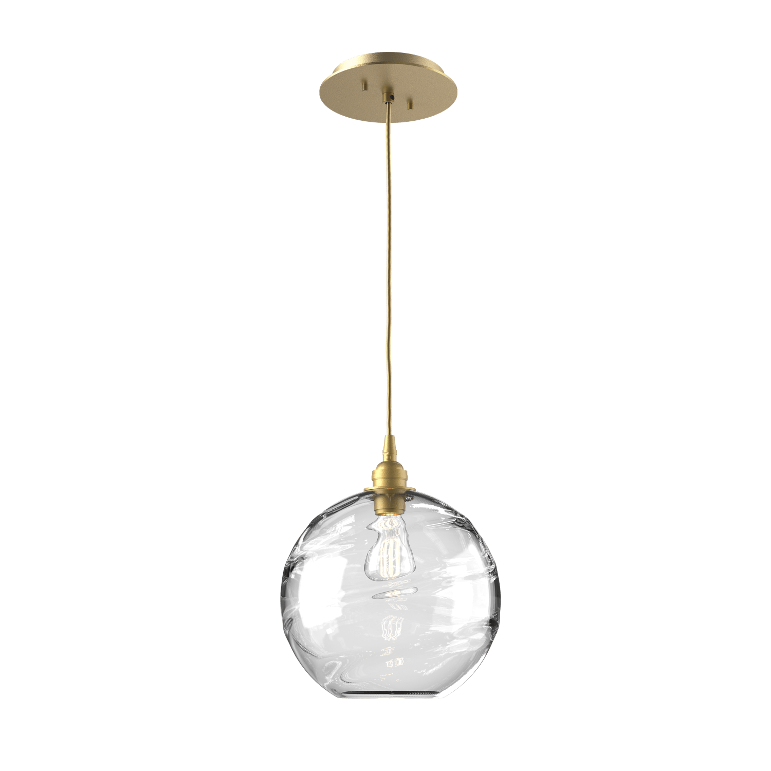 LAB0047-01-GB-OC-Hammerton-Studio-Optic-Blown-Glass-Terra-pendant-light-with-gilded-brass-finish-and-optic-clear-blown-glass-shades-and-incandescent-lamping