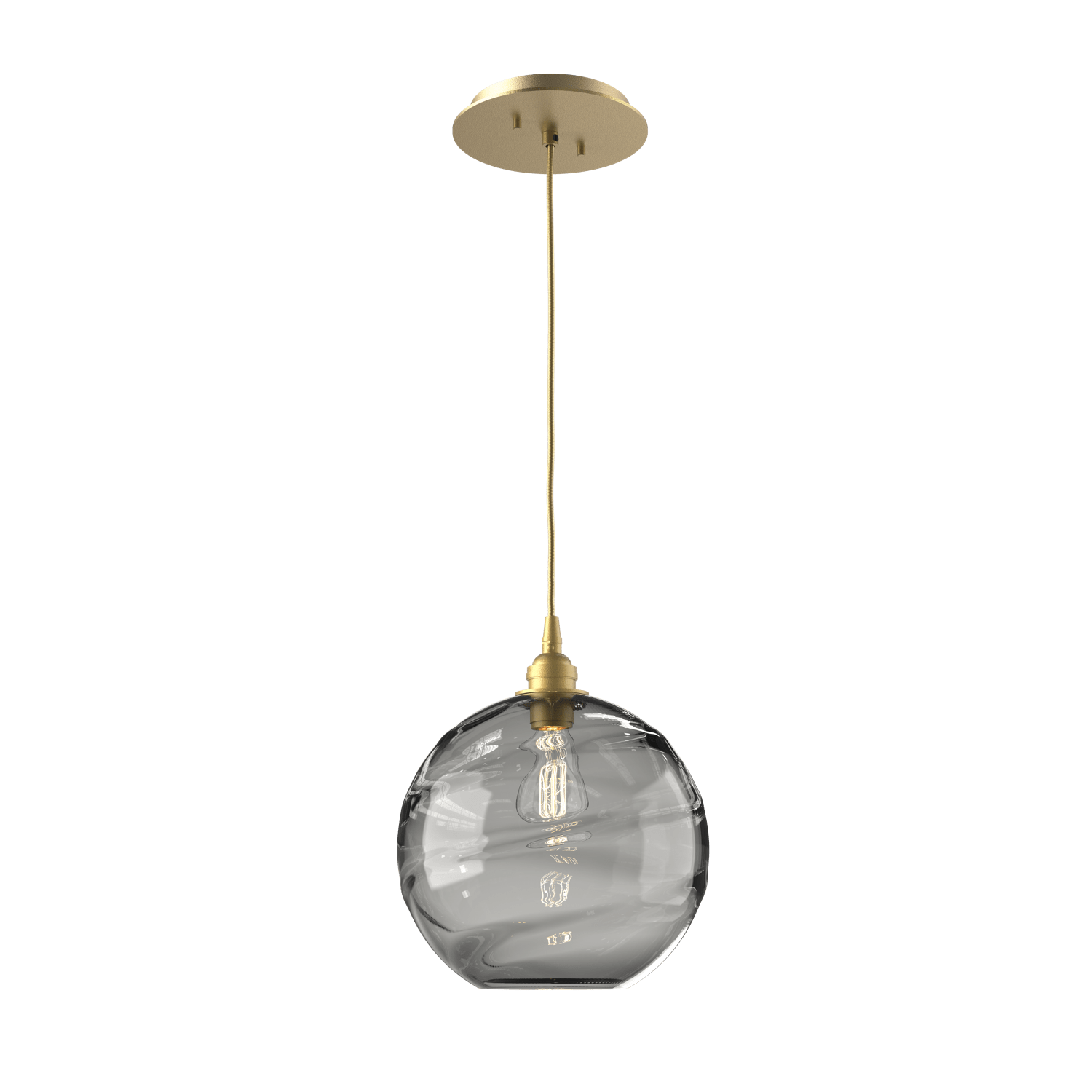 LAB0047-01-GB-OS-Hammerton-Studio-Optic-Blown-Glass-Terra-pendant-light-with-gilded-brass-finish-and-optic-smoke-blown-glass-shades-and-incandescent-lamping