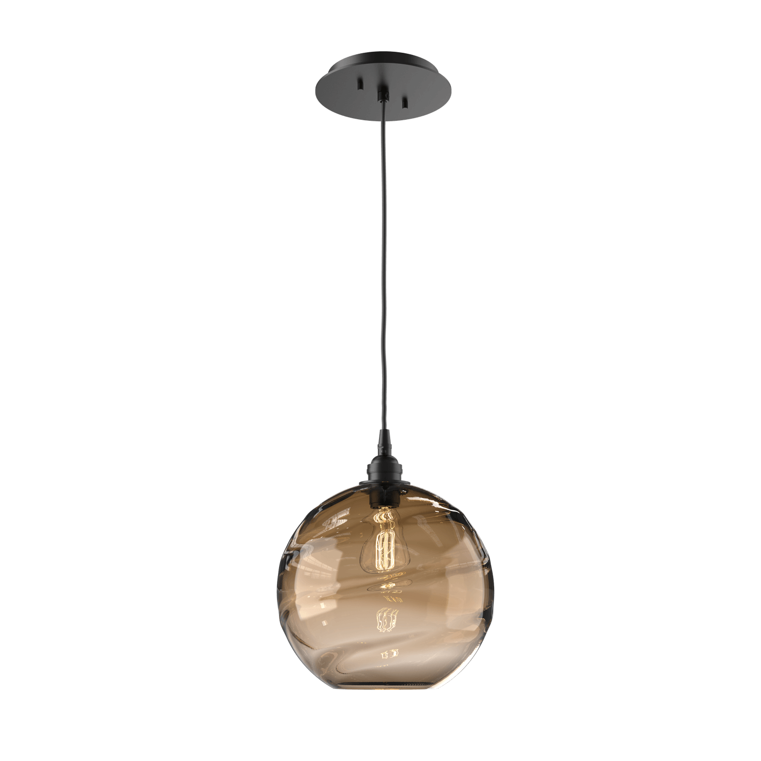 LAB0047-01-MB-OB-Hammerton-Studio-Optic-Blown-Glass-Terra-pendant-light-with-matte-black-finish-and-optic-bronze-blown-glass-shades-and-incandescent-lamping