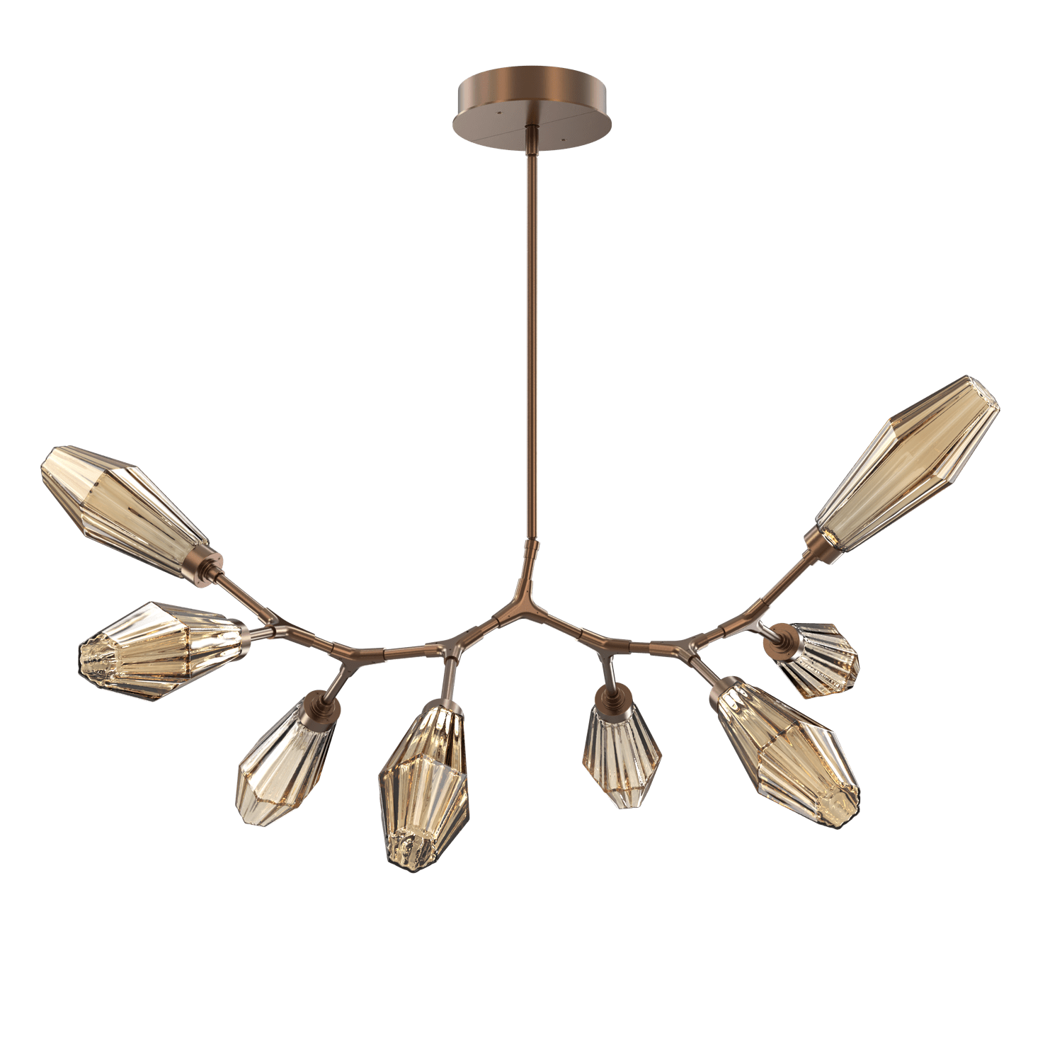 PLB0049-BB-BB-RB-Hammerton-Studio-Aalto-8-light-modern-branch-chandelier-with-burnished-bronze-finish-and-optic-ribbed-bronze-glass-shades-and-LED-lamping