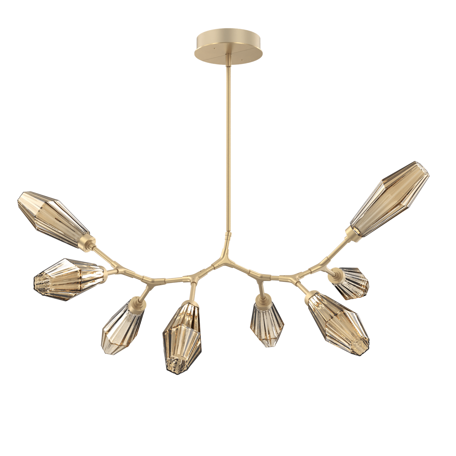 PLB0049-BB-GB-RB-Hammerton-Studio-Aalto-8-light-modern-branch-chandelier-with-gilded-brass-finish-and-optic-ribbed-bronze-glass-shades-and-LED-lamping