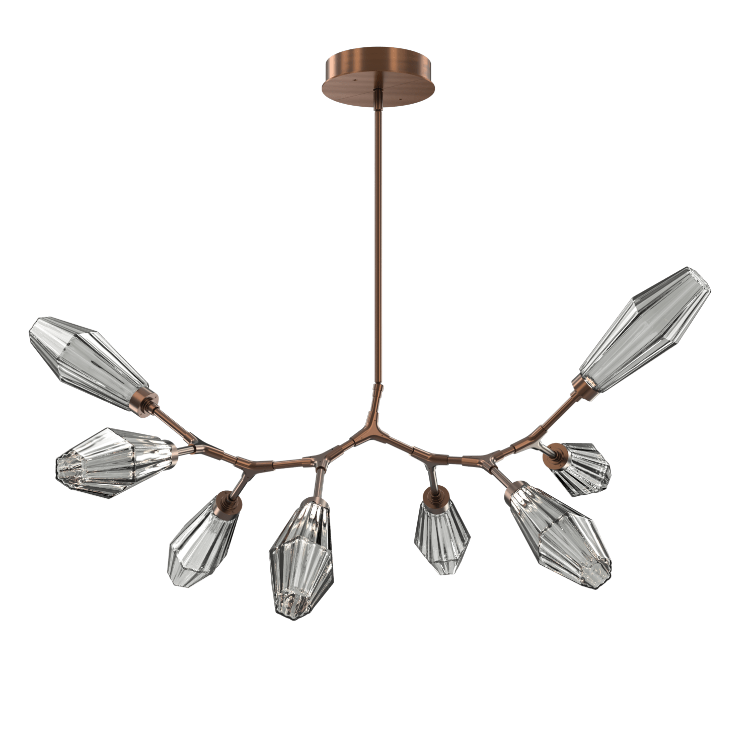 PLB0049-BB-RB-RS-Hammerton-Studio-Aalto-8-light-modern-branch-chandelier-with-oil-rubbed-bronze-finish-and-optic-ribbed-smoke-glass-shades-and-LED-lamping