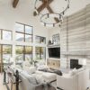 Parallel Two-Tier Ring Chandelier