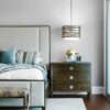 Tempest w/Linen Shade Drum Chandelier | Balliette Interiors, Ryan Gamma Photography