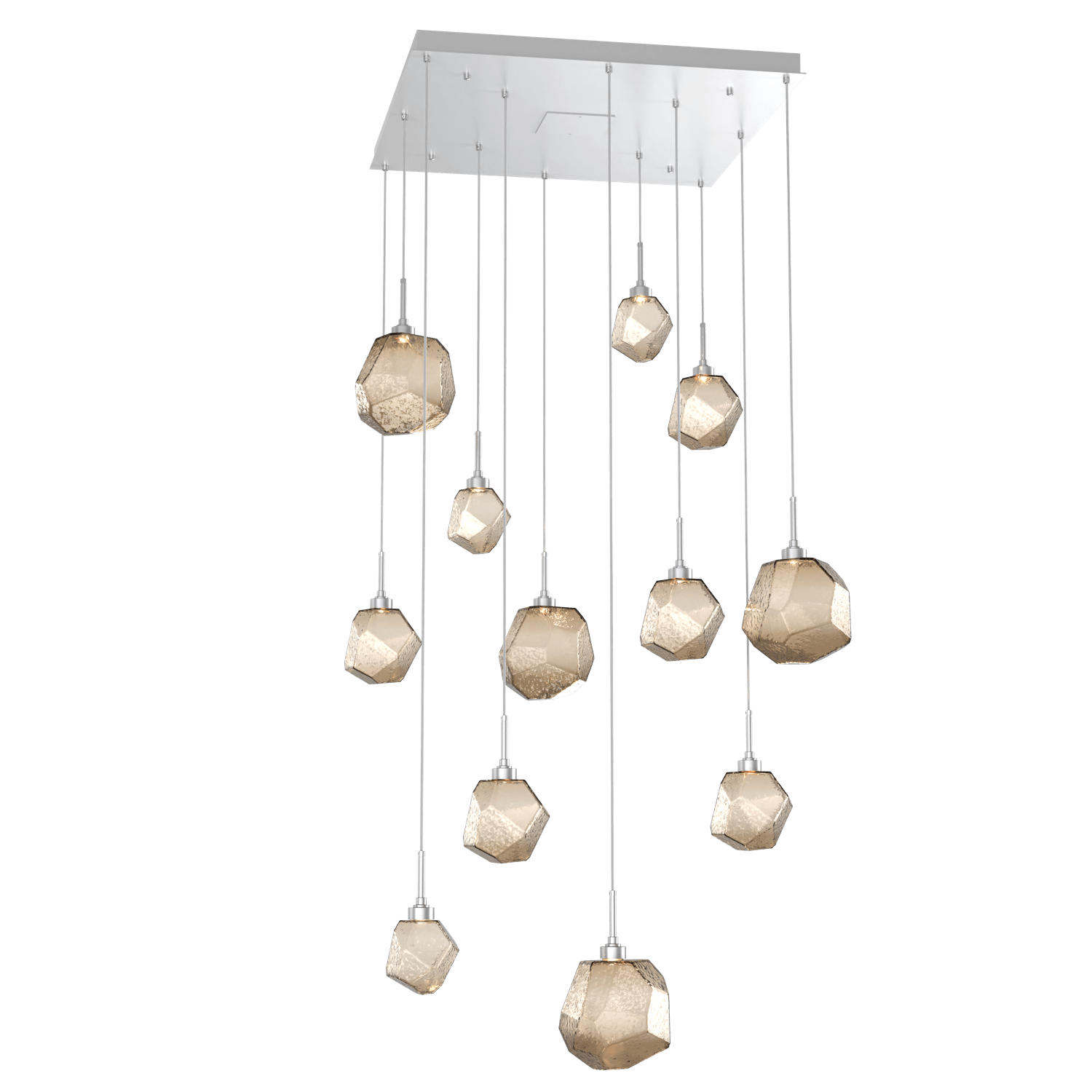 CHB0039-12-CS-B-Hammerton-Studio-Gem-12-light-square-pendant-chandelier-with-classic-silver-finish-and-bronze-blown-glass-shades-and-LED-lamping