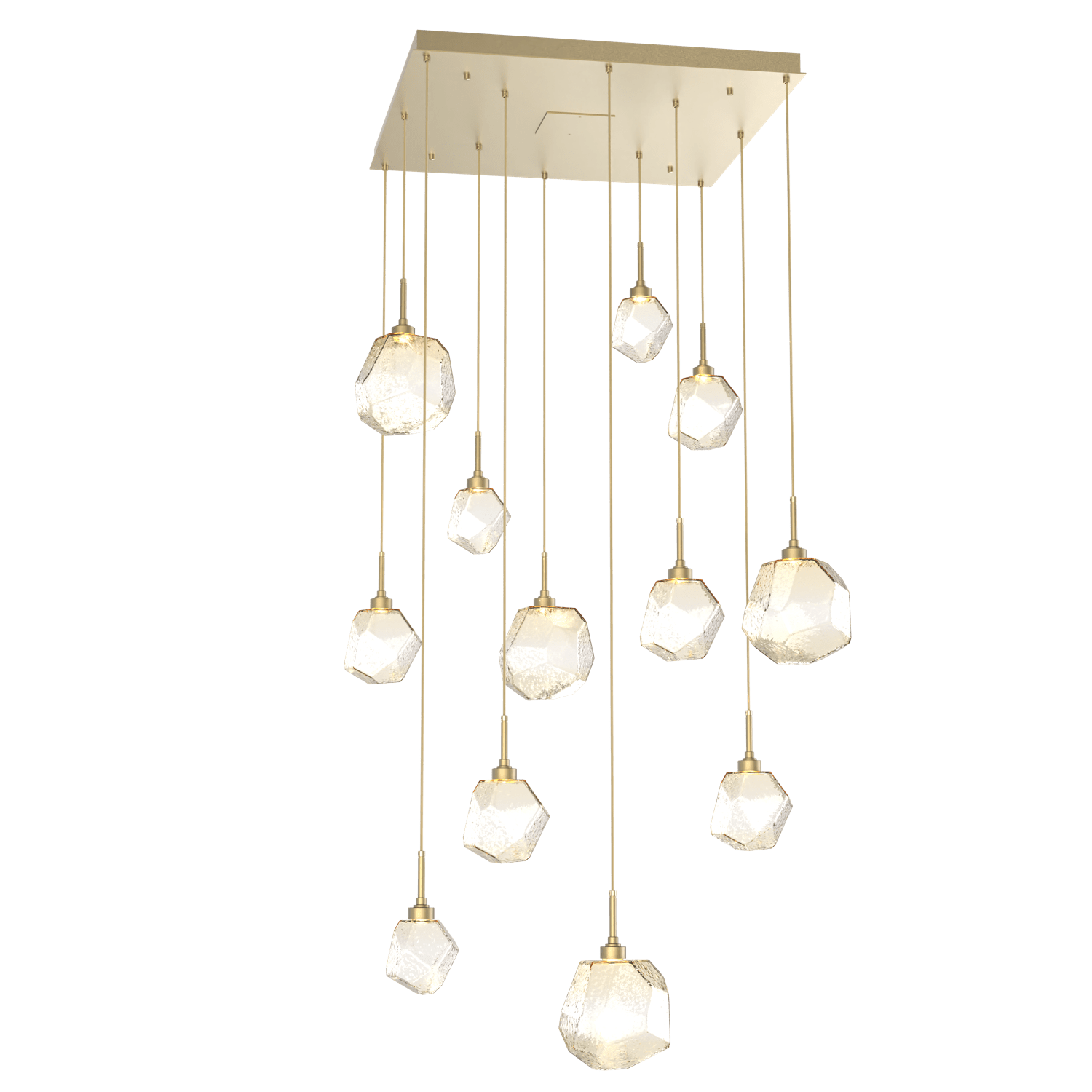 CHB0039-12-GB-A-Hammerton-Studio-Gem-12-light-square-pendant-chandelier-with-gilded-brass-finish-and-amber-blown-glass-shades-and-LED-lamping