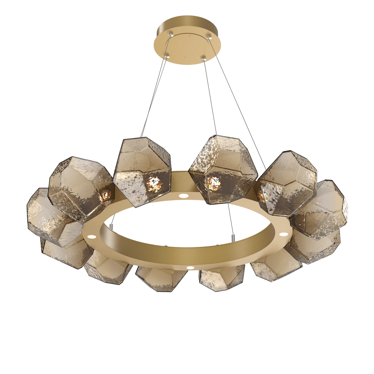 CHB0039-36-GB-B-Hammerton-Studio-Gem-36-inch-radial-ring-chandelier-with-gilded-brass-finish-and-bronze-blown-glass-shades-and-LED-lamping