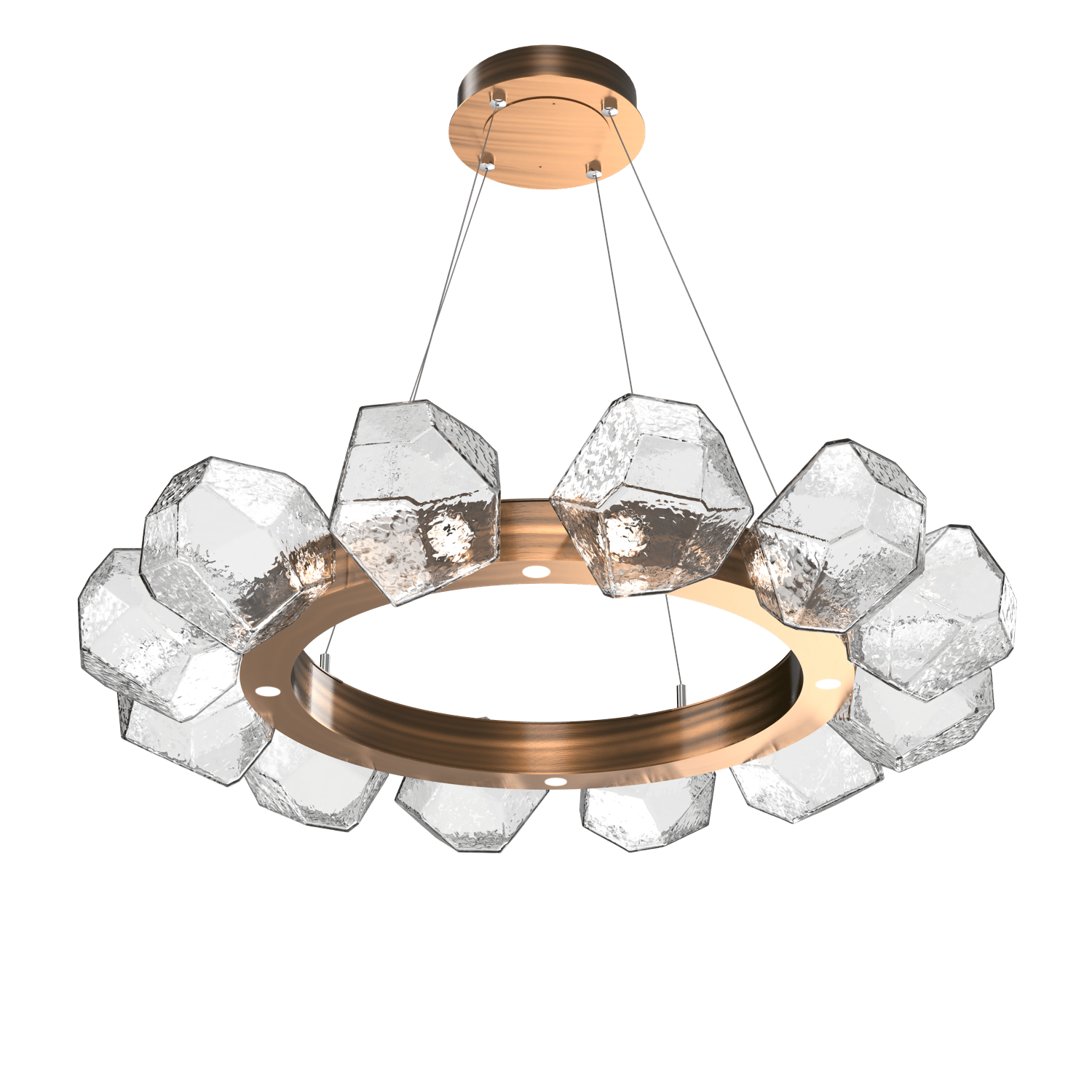 CHB0039-36-RB-C-Hammerton-Studio-Gem-36-inch-radial-ring-chandelier-with-oil-rubbed-bronze-finish-and-clear-blown-glass-shades-and-LED-lamping