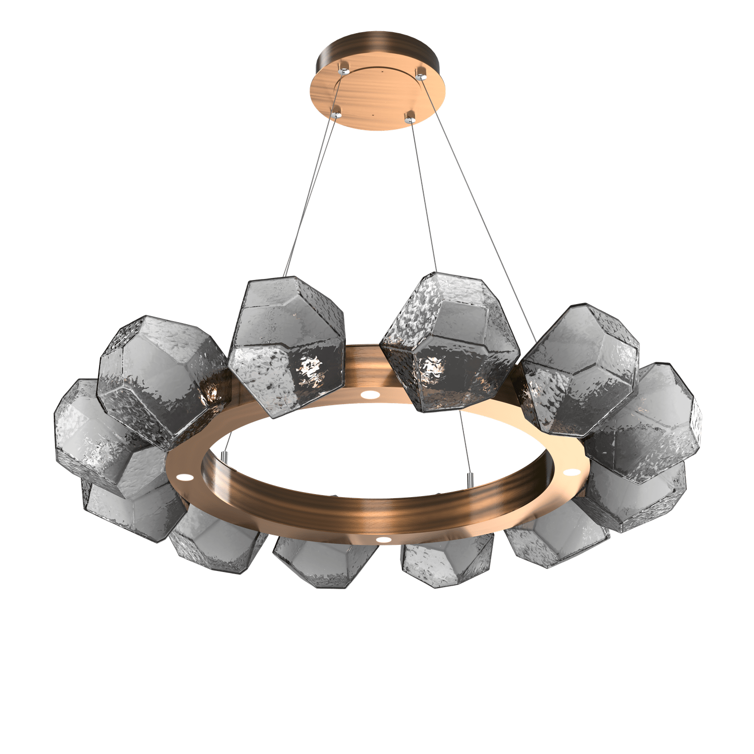 CHB0039-36-RB-S-Hammerton-Studio-Gem-36-inch-radial-ring-chandelier-with-oil-rubbed-bronze-finish-and-smoke-blown-glass-shades-and-LED-lamping