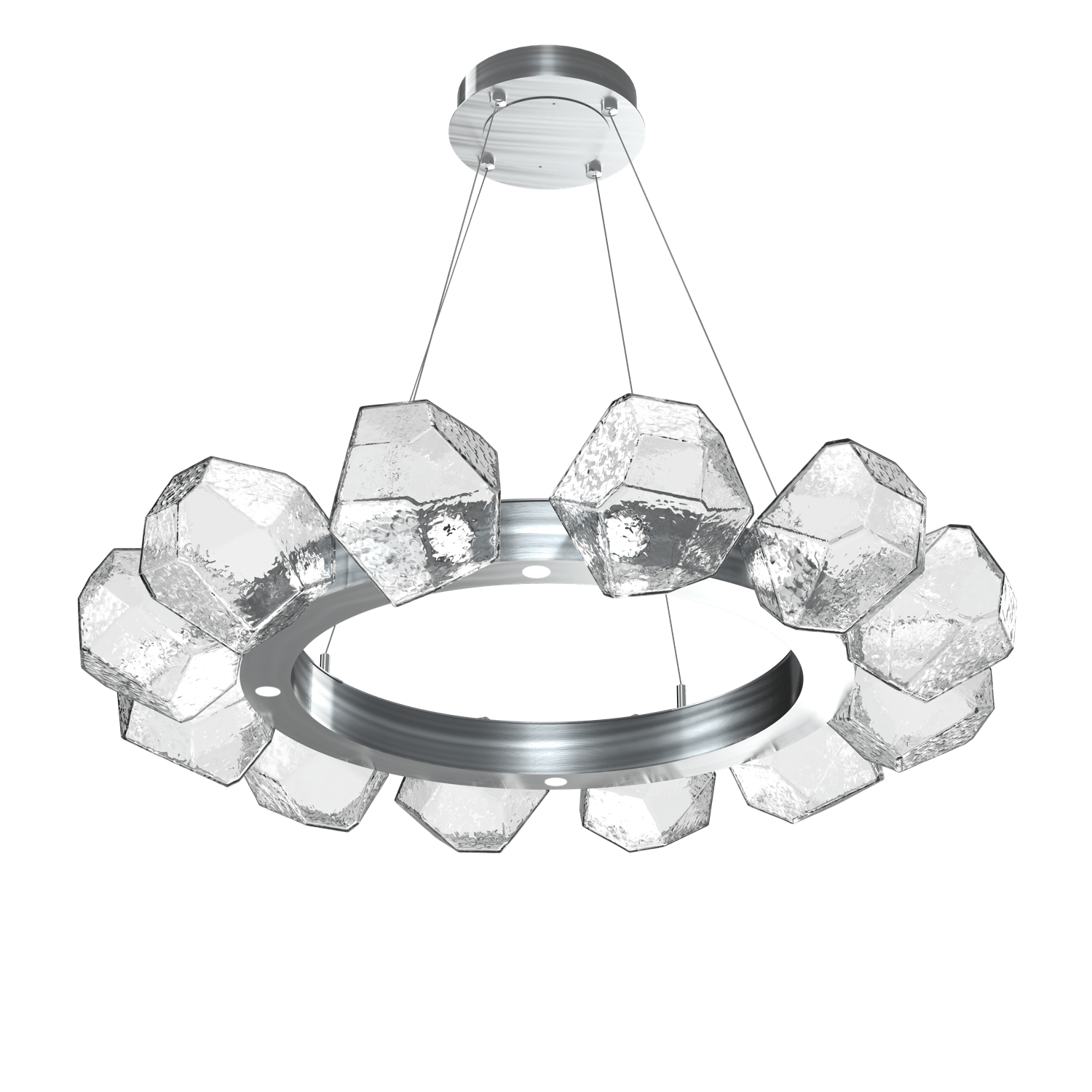 CHB0039-36-SN-C-Hammerton-Studio-Gem-36-inch-radial-ring-chandelier-with-satin-nickel-finish-and-clear-blown-glass-shades-and-LED-lamping