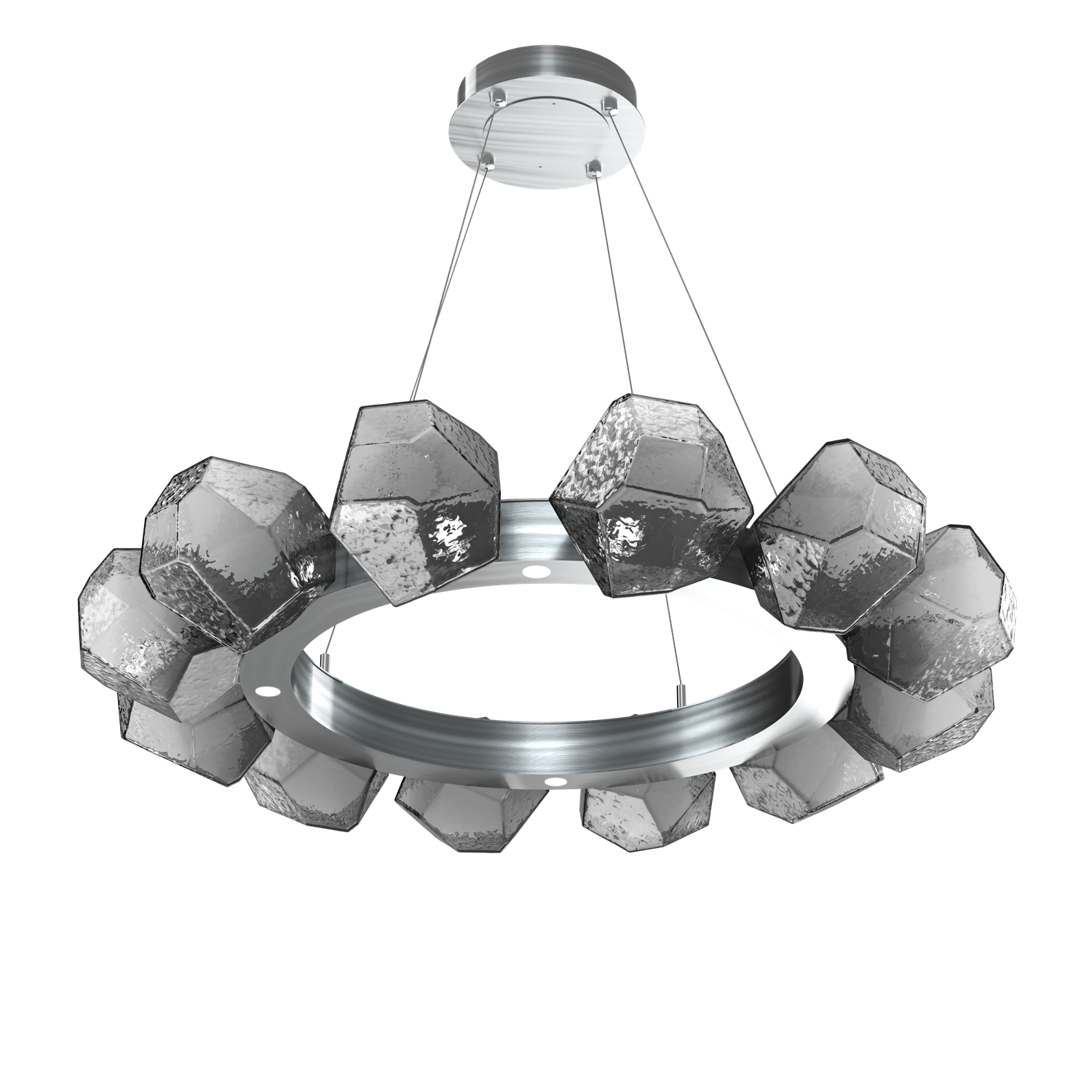 CHB0039-36-SN-S-Hammerton-Studio-Gem-36-inch-radial-ring-chandelier-with-satin-nickel-finish-and-smoke-blown-glass-shades-and-LED-lamping