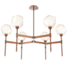 CHB0039-39-BB-A-Hammerton-Studio-Gem-round-belvedere-chandelier-with-burnished-bronze-finish-and-amber-blown-glass-shades-and-LED-lamping