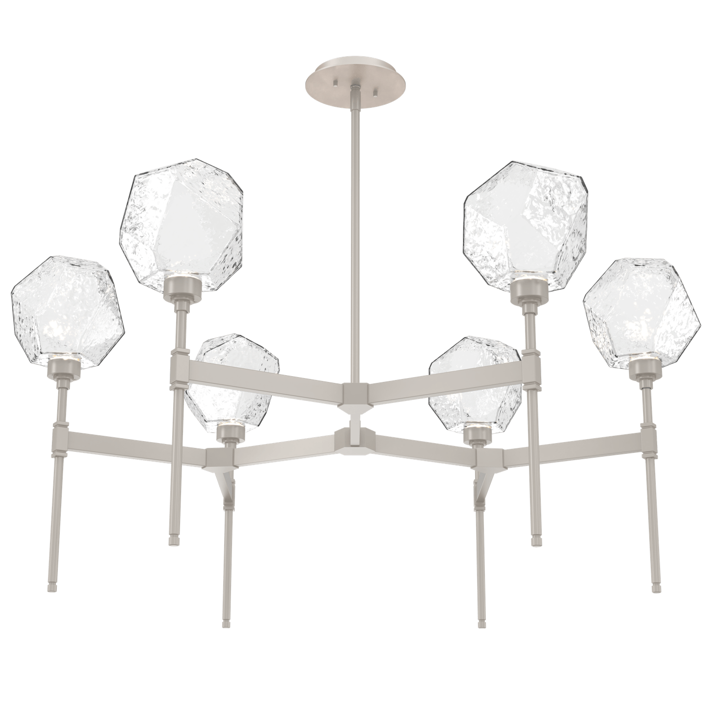 CHB0039-39-BS-C-Hammerton-Studio-Gem-round-belvedere-chandelier-with-metallic-beige-silver-finish-and-clear-blown-glass-shades-and-LED-lamping