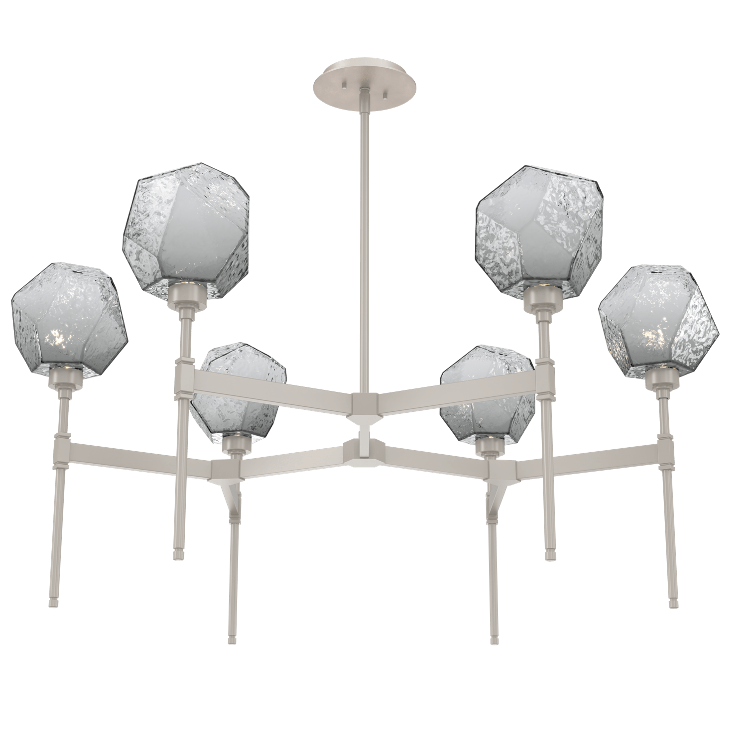 CHB0039-39-BS-S-Hammerton-Studio-Gem-round-belvedere-chandelier-with-metallic-beige-silver-finish-and-smoke-blown-glass-shades-and-LED-lamping