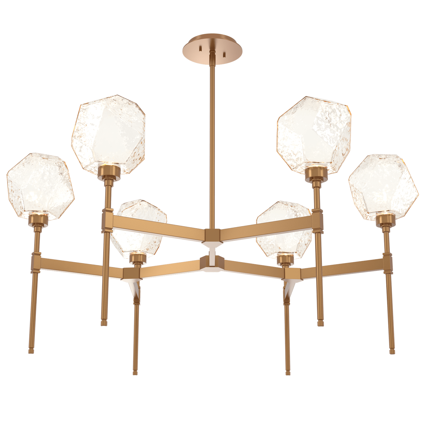 CHB0039-39-NB-A-Hammerton-Studio-Gem-round-belvedere-chandelier-with-novel-brass-finish-and-amber-blown-glass-shades-and-LED-lamping