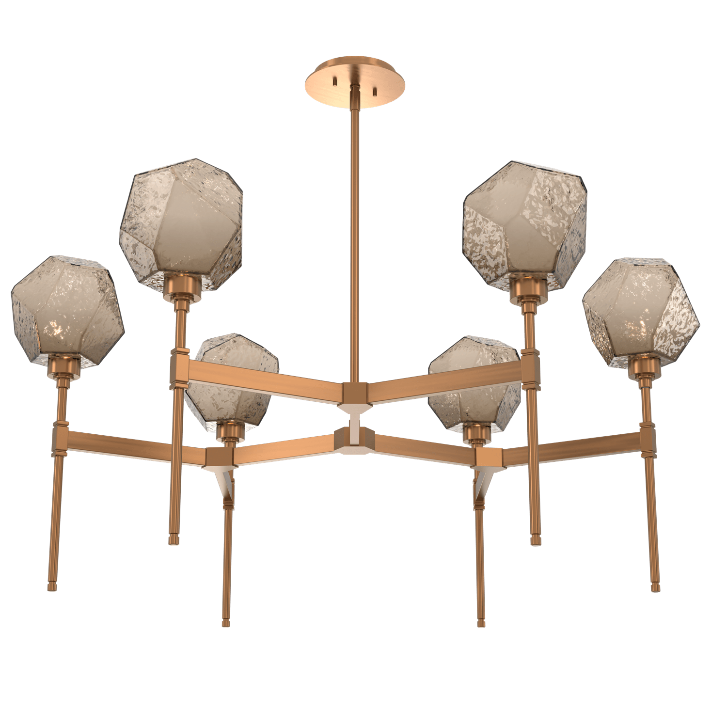 CHB0039-39-RB-B-Hammerton-Studio-Gem-round-belvedere-chandelier-with-oil-rubbed-bronze-finish-and-bronze-blown-glass-shades-and-LED-lamping