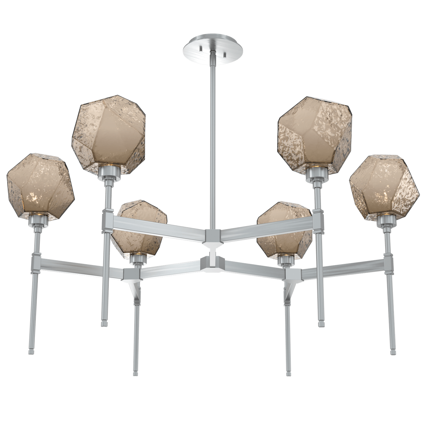 CHB0039-39-SN-B-Hammerton-Studio-Gem-round-belvedere-chandelier-with-satin-nickel-finish-and-bronze-blown-glass-shades-and-LED-lamping