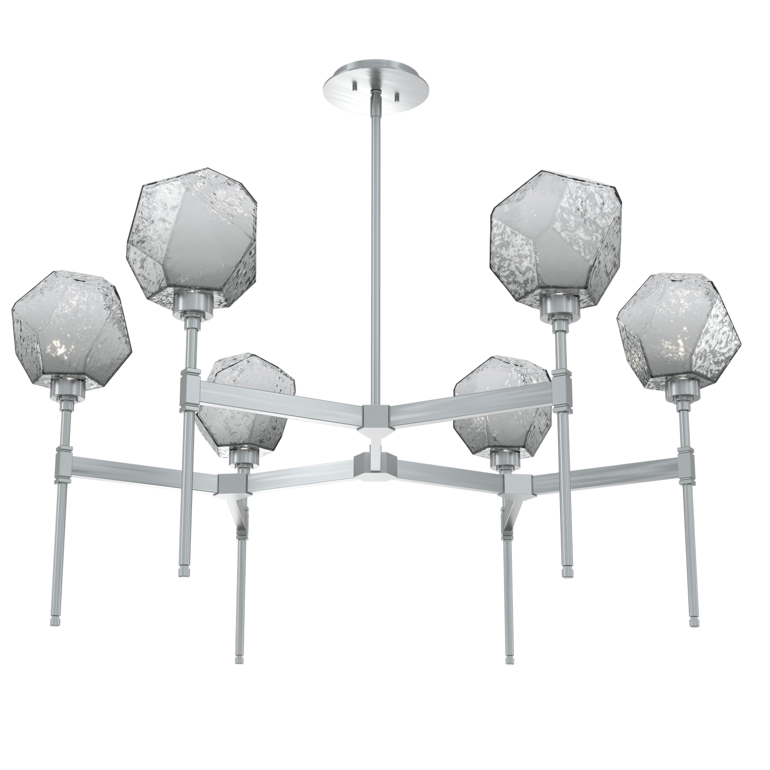 CHB0039-39-SN-S-Hammerton-Studio-Gem-round-belvedere-chandelier-with-satin-nickel-finish-and-smoke-blown-glass-shades-and-LED-lamping