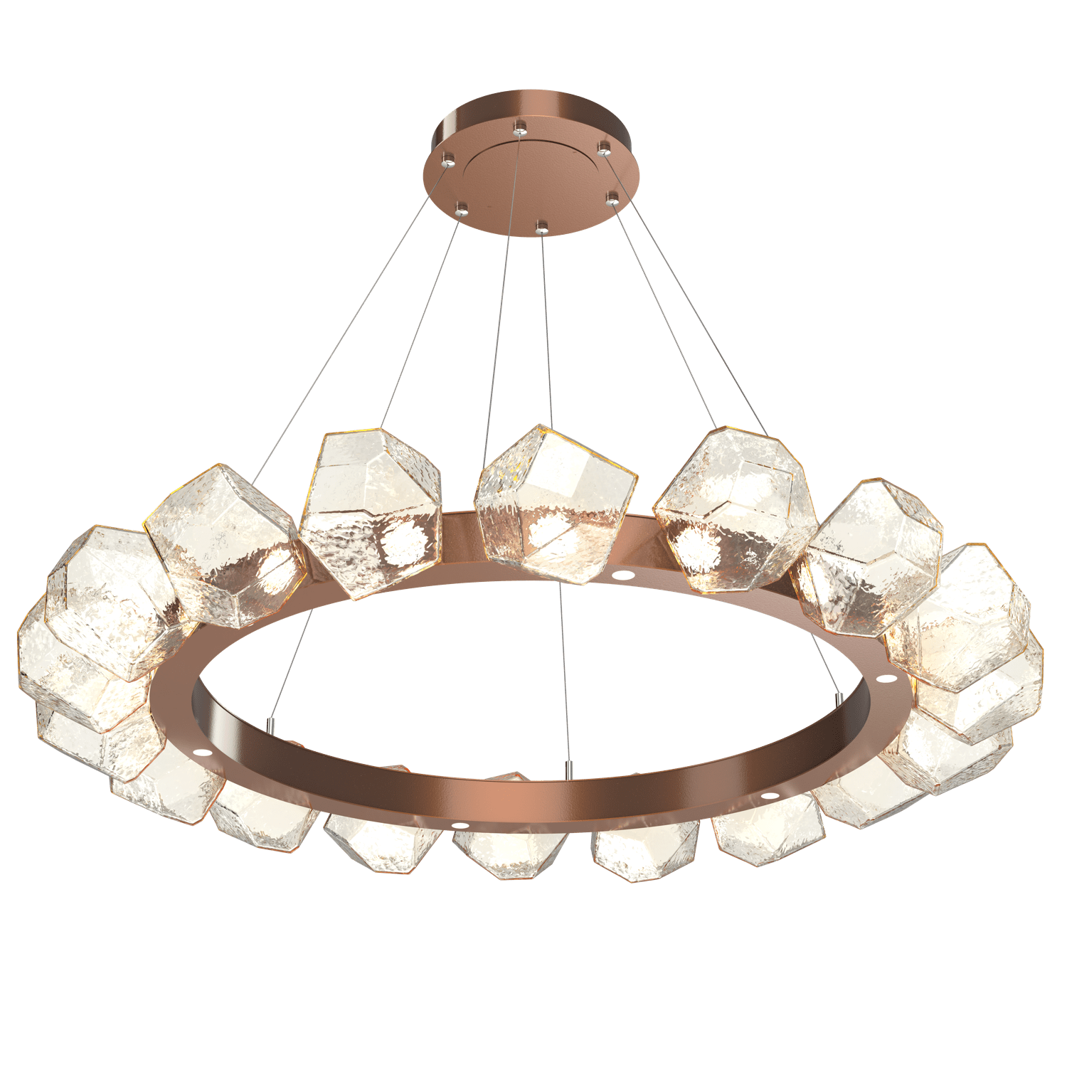CHB0039-48-BB-A-Hammerton-Studio-Gem-48-inch-radial-ring-chandelier-with-burnished-bronze-finish-and-amber-blown-glass-shades-and-LED-lamping