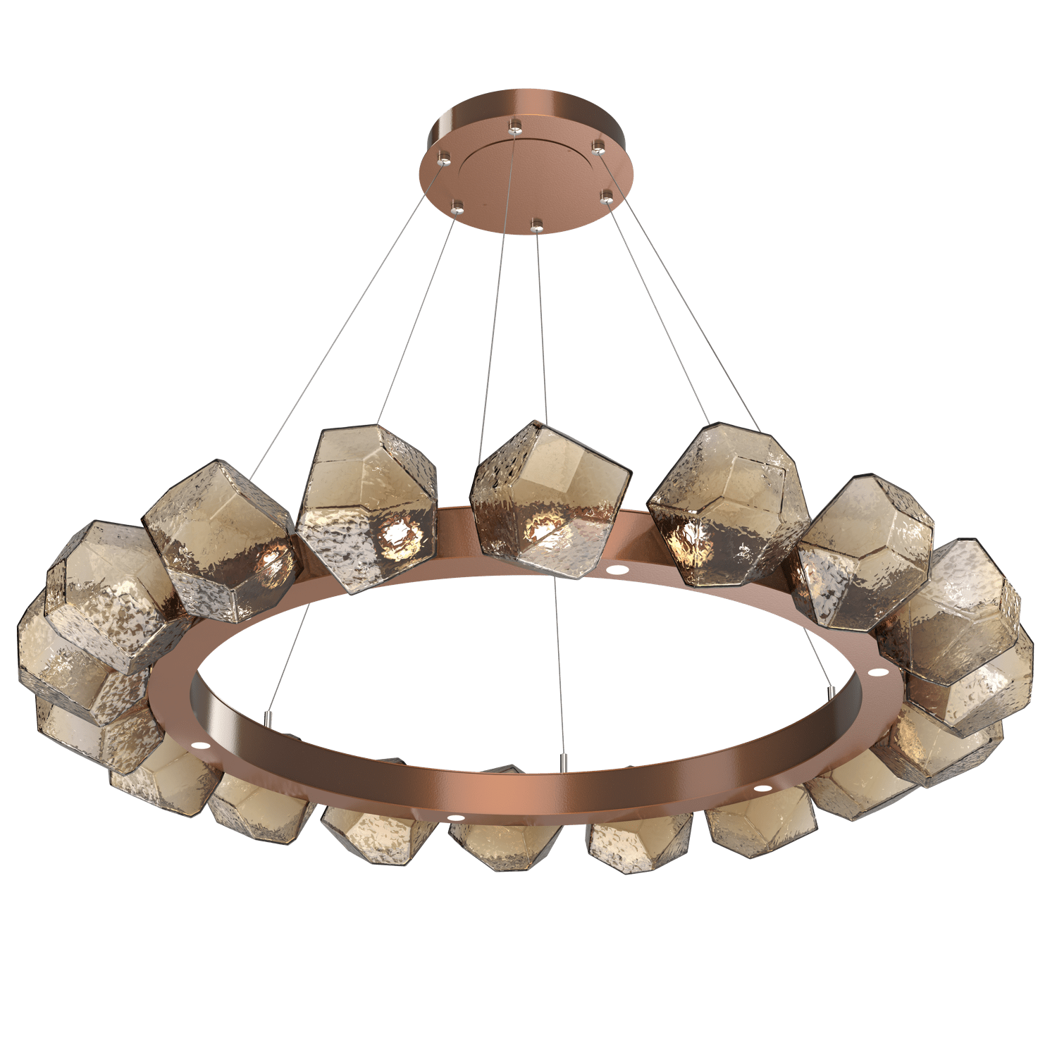 CHB0039-48-BB-B-Hammerton-Studio-Gem-48-inch-radial-ring-chandelier-with-burnished-bronze-finish-and-bronze-blown-glass-shades-and-LED-lamping