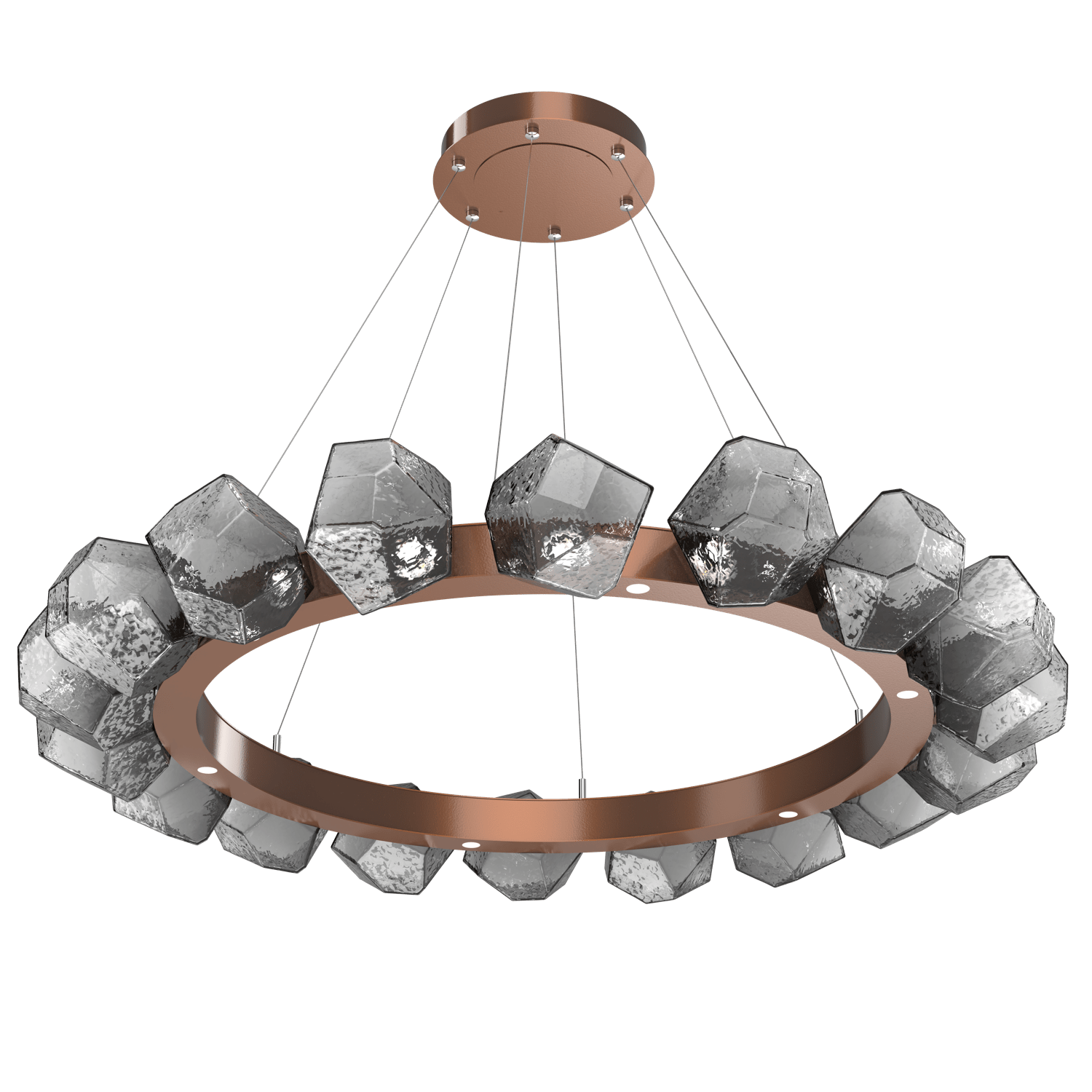 CHB0039-48-BB-S-Hammerton-Studio-Gem-48-inch-radial-ring-chandelier-with-burnished-bronze-finish-and-smoke-blown-glass-shades-and-LED-lamping