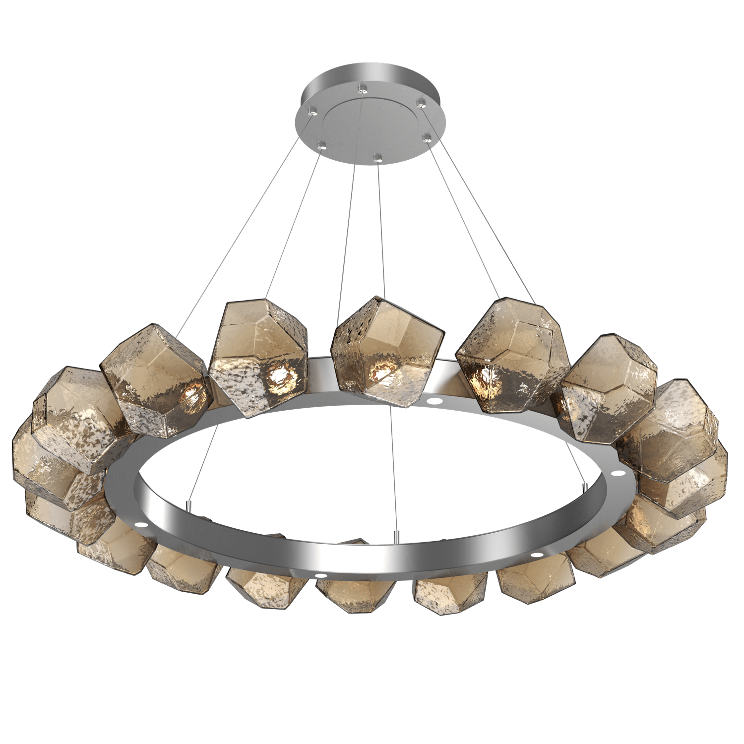 CHB0039-48-CS-B-Hammerton-Studio-Gem-48-inch-radial-ring-chandelier-with-classic-silver-finish-and-bronze-blown-glass-shades-and-LED-lamping