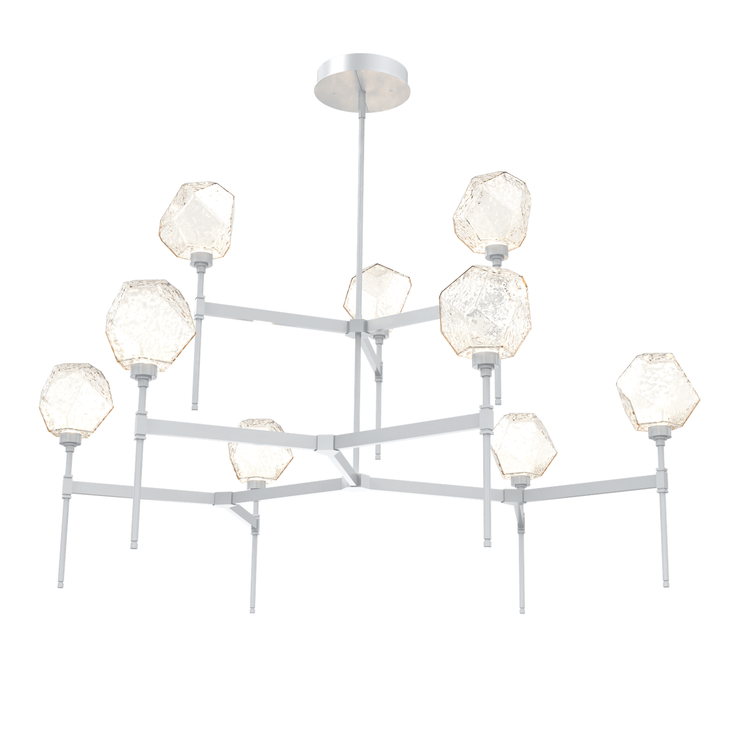 CHB0039-55-CS-A-Hammerton-Studio-Gem-round-two-tier-belvedere-chandelier-with-classic-silver-finish-and-amber-blown-glass-shades-and-LED-lamping