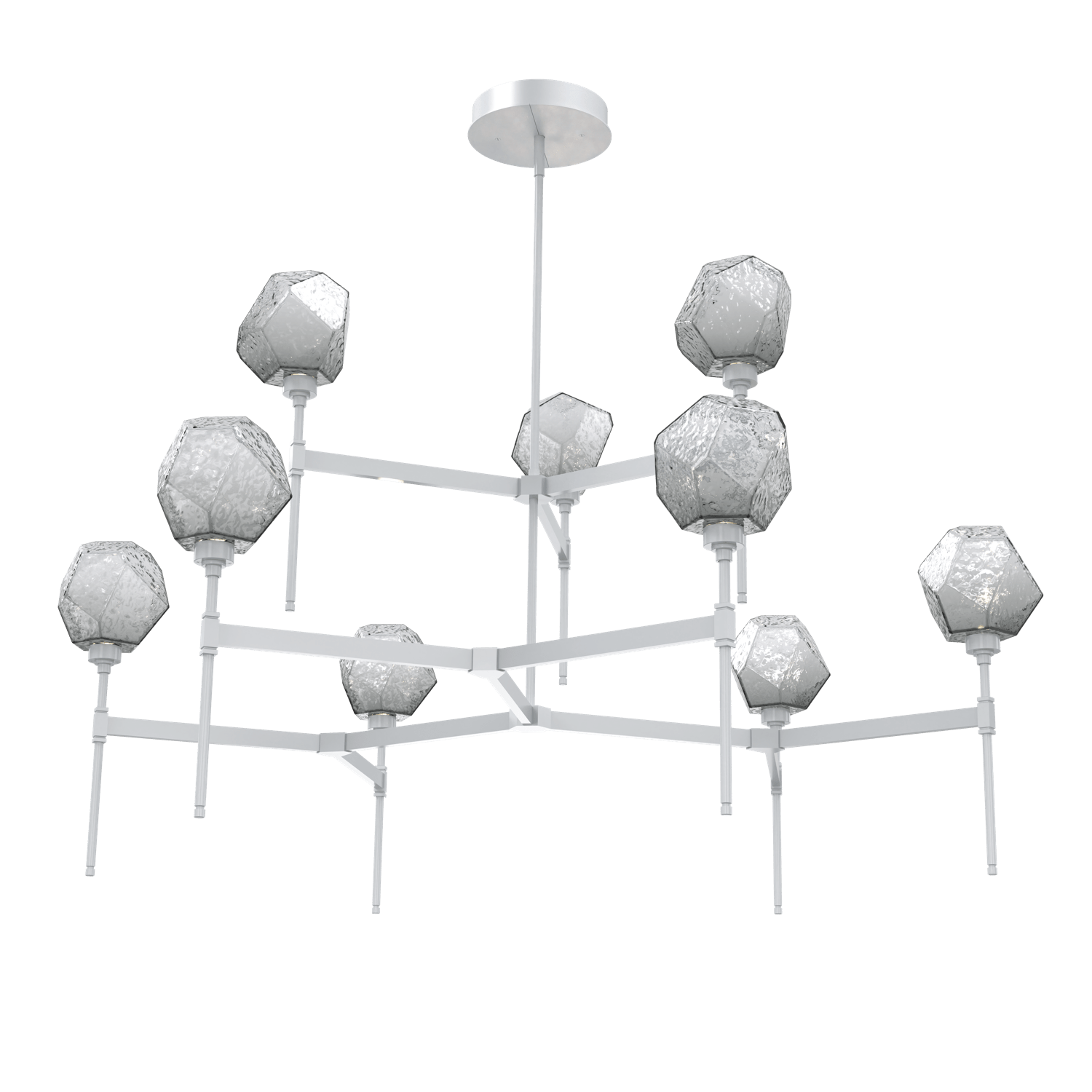 CHB0039-55-CS-S-Hammerton-Studio-Gem-round-two-tier-belvedere-chandelier-with-classic-silver-finish-and-smoke-blown-glass-shades-and-LED-lamping