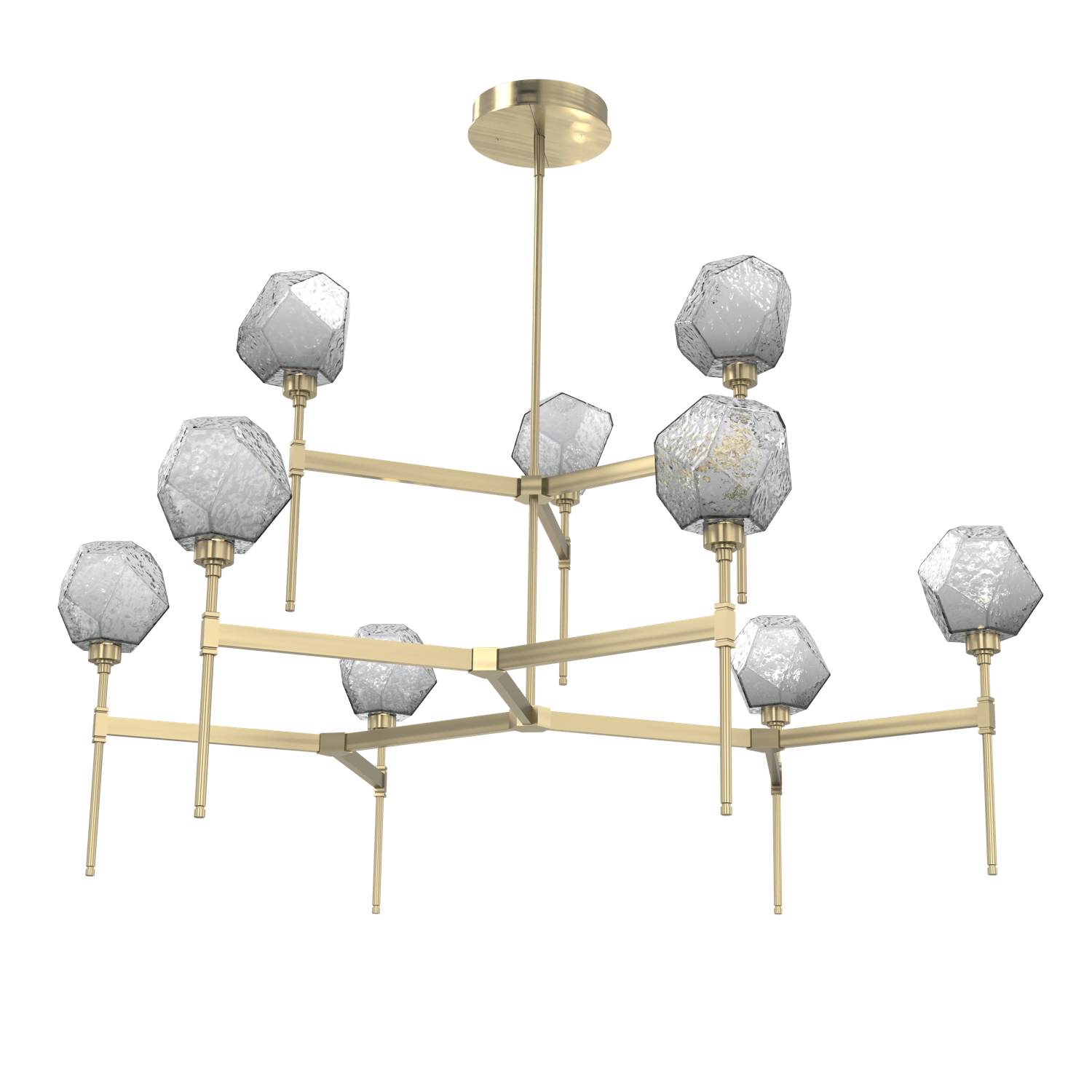 CHB0039-55-HB-S-Hammerton-Studio-Gem-round-two-tier-belvedere-chandelier-with-heritage-brass-finish-and-smoke-blown-glass-shades-and-LED-lamping