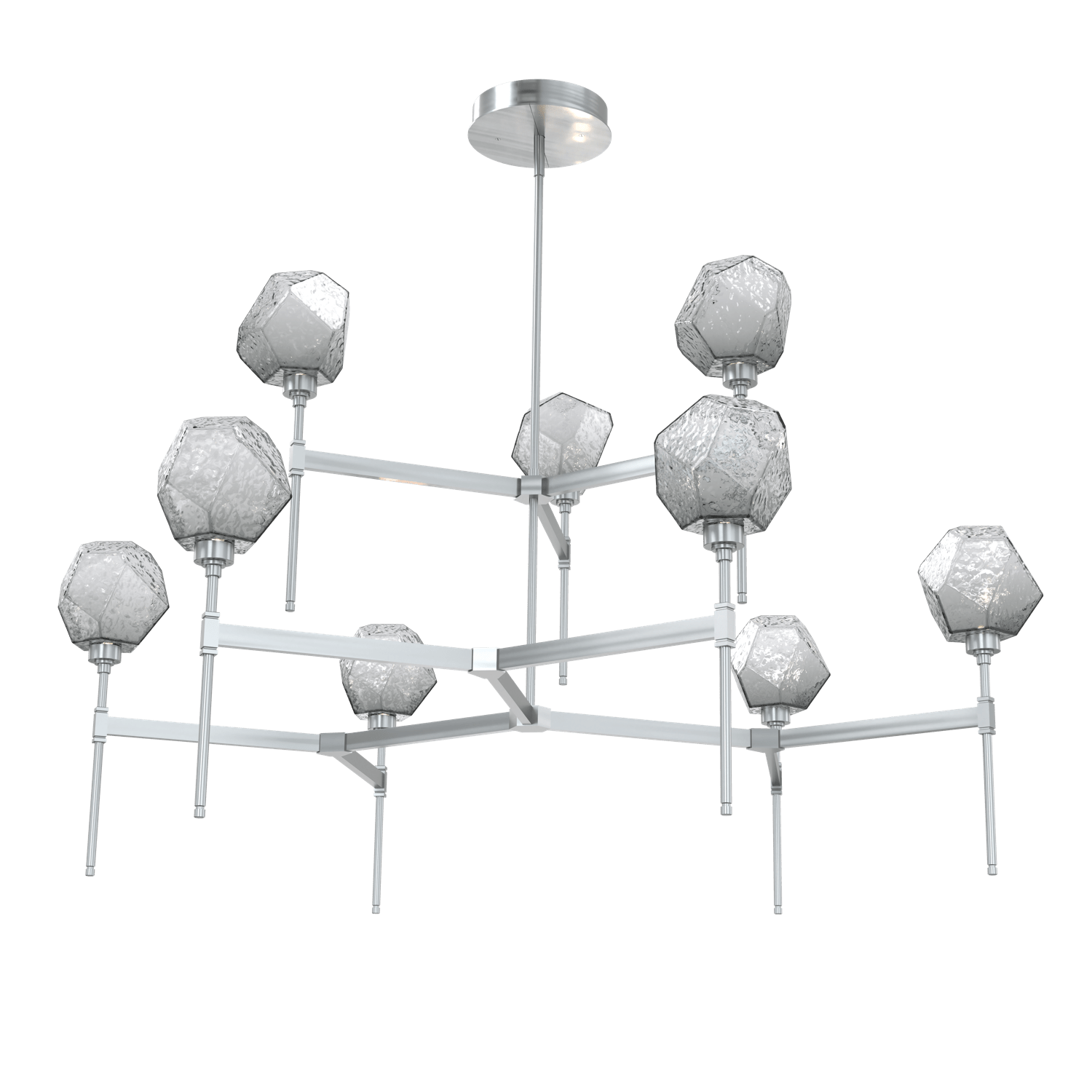 CHB0039-55-SN-S-Hammerton-Studio-Gem-round-two-tier-belvedere-chandelier-with-satin-nickel-finish-and-smoke-blown-glass-shades-and-LED-lamping