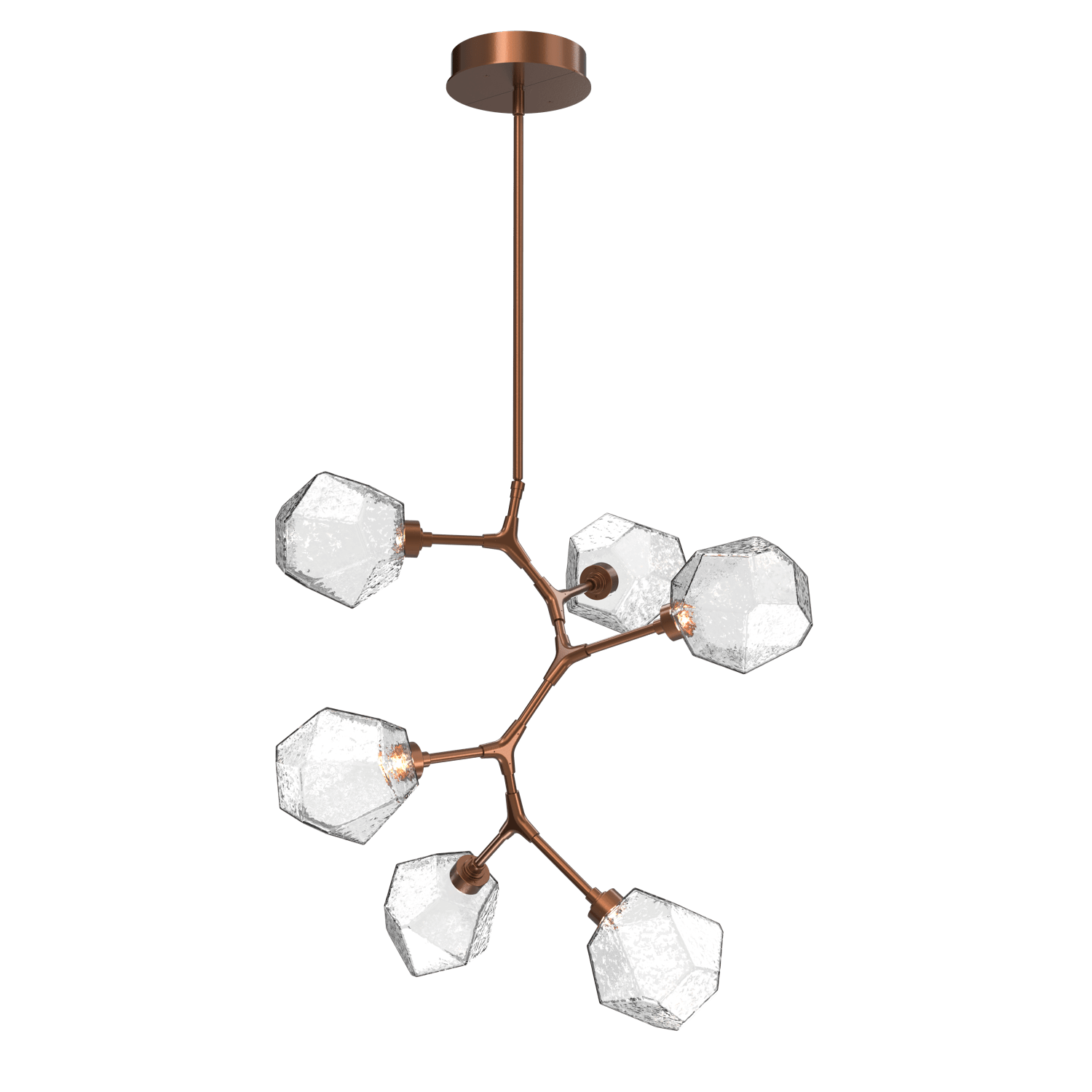 CHB0039-VA-BB-C-Hammerton-Studio-Gem-6-light-modern-vine-chandelier-with-burnished-bronze-finish-and-clear-blown-glass-shades-and-LED-lamping