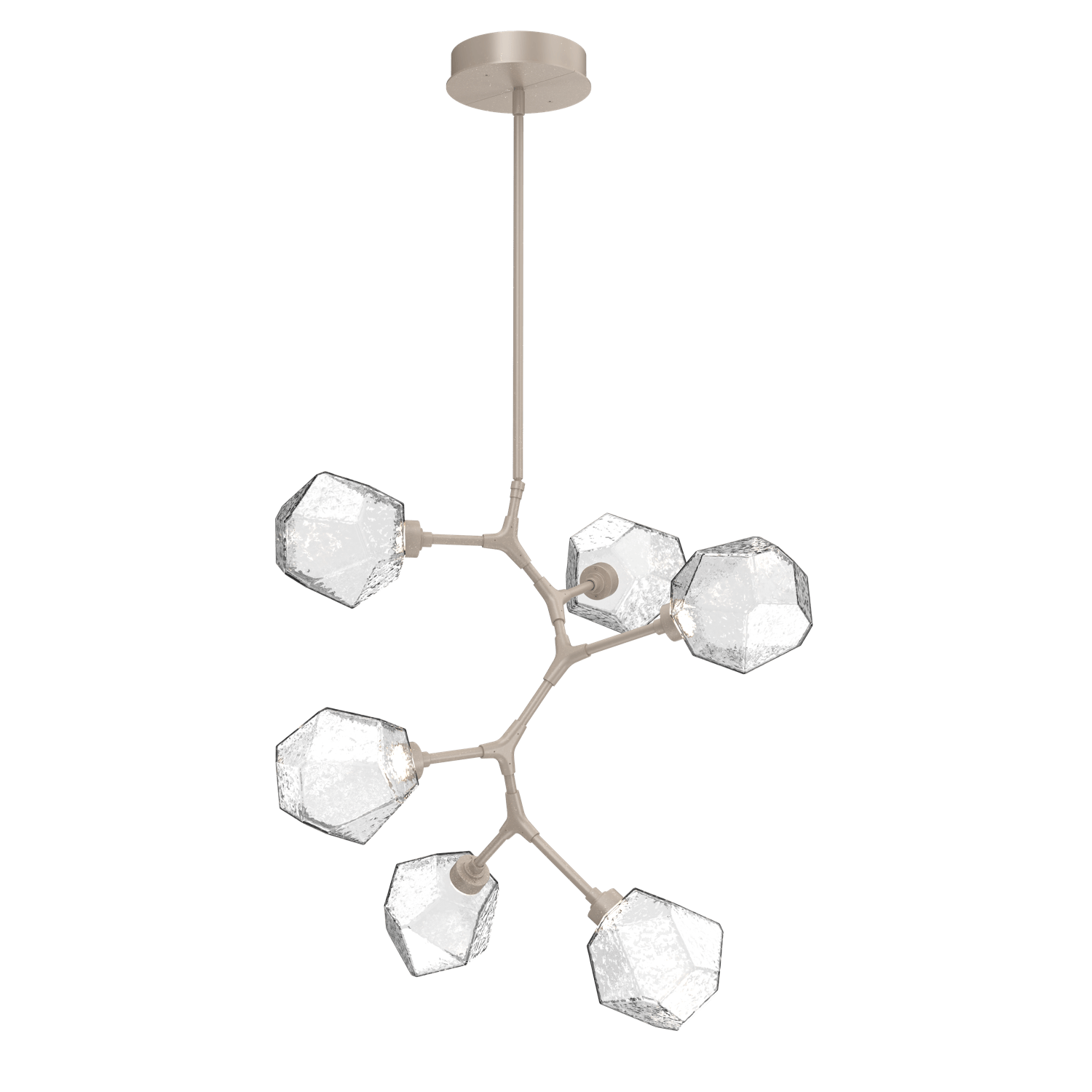 CHB0039-VA-BS-C-Hammerton-Studio-Gem-6-light-modern-vine-chandelier-with-metallic-beige-silver-finish-and-clear-blown-glass-shades-and-LED-lamping