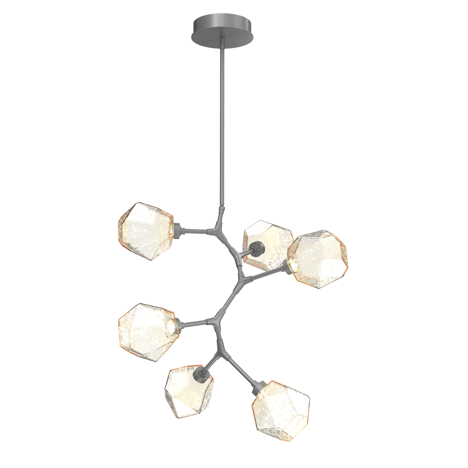 CHB0039-VA-CS-A-Hammerton-Studio-Gem-6-light-modern-vine-chandelier-with-classic-silver-finish-and-amber-blown-glass-shades-and-LED-lamping