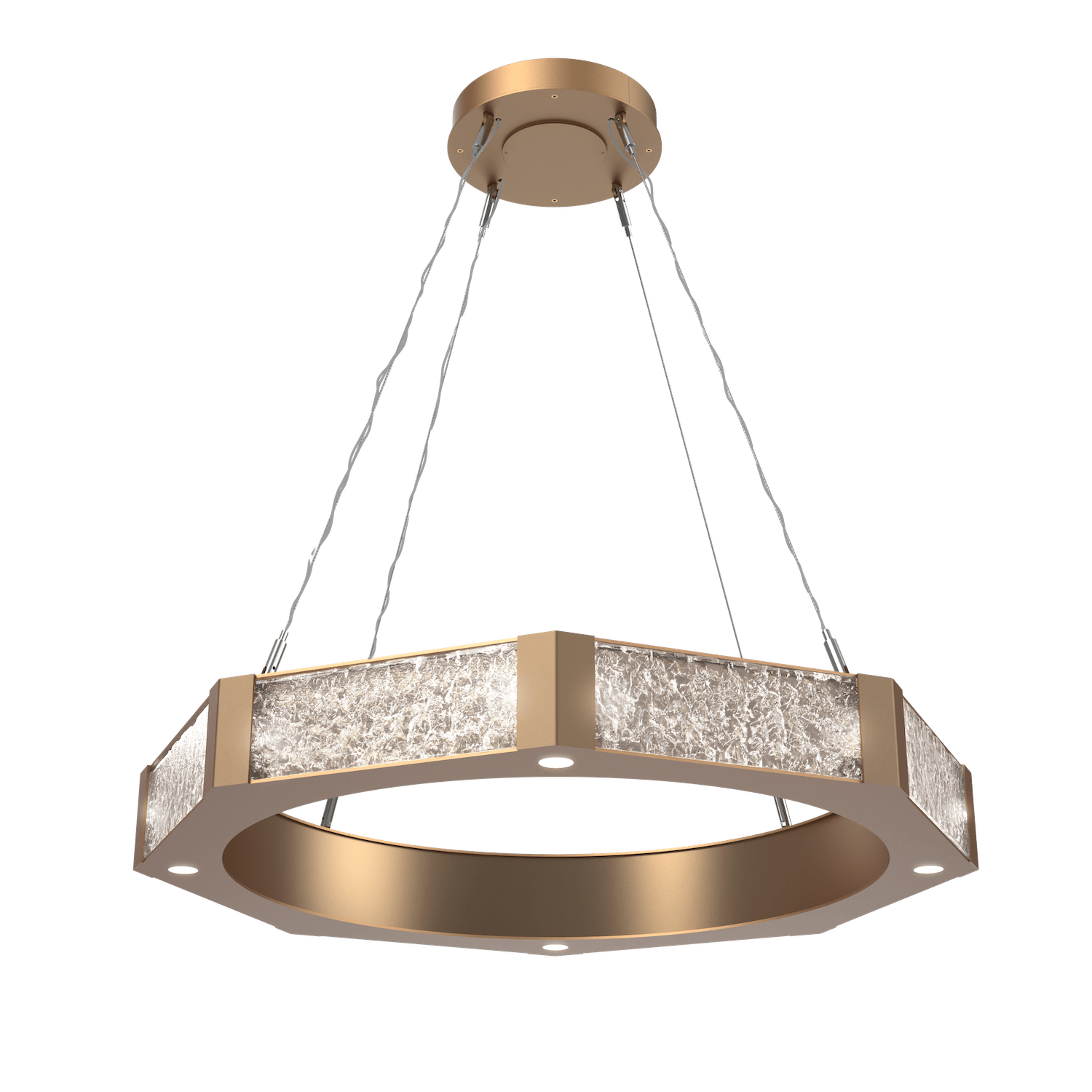 CHB0061-36-NB-GC-Hammerton-Studio-Glacier-36-inch-ring-chandelier-with-novel-brass-finish-and-clear-blown-glass-with-geo-clear-cast-glass-diffusers-and-LED-lamping