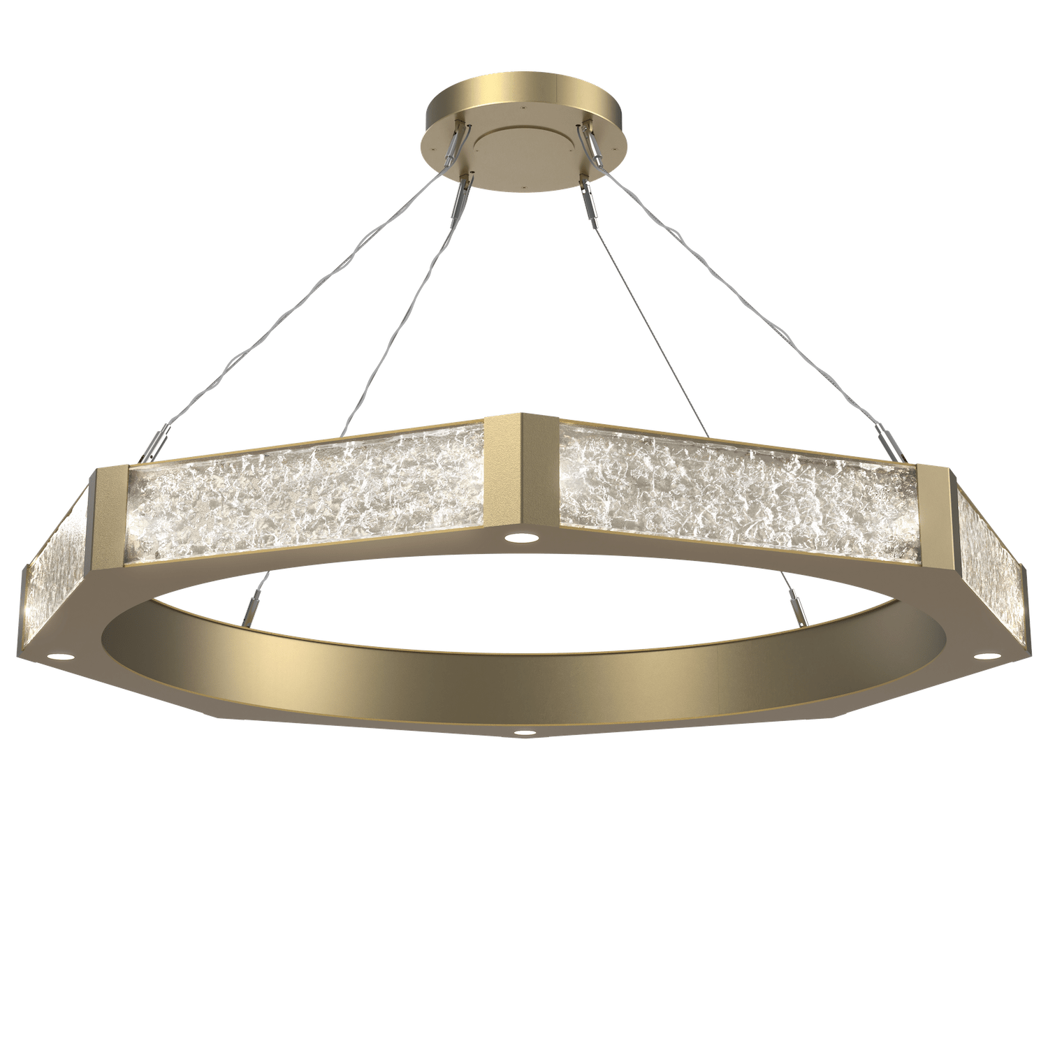 CHB0061-48-GB-GC-Hammerton-Studio-Glacier-48-inch-ring-chandelier-with-gilded-brass-finish-and-clear-blown-glass-with-geo-clear-cast-glass-diffusers-and-LED-lamping