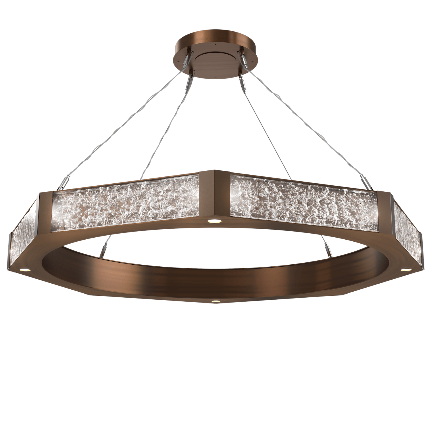 CHB0061-48-RB-GC-Hammerton-Studio-Glacier-48-inch-ring-chandelier-with-oil-rubbed-bronze-finish-and-clear-blown-glass-with-geo-clear-cast-glass-diffusers-and-LED-lamping