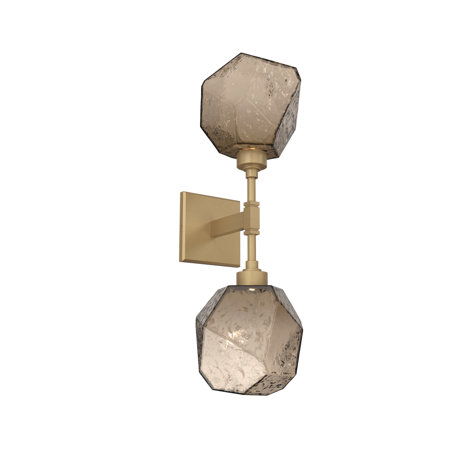 IDB0039-02-GB-B-Hammerton-Studio-Gem-double-wall-sconce-with-gilded-brass-finish-and-bronze-blown-glass-shades-and-LED-lamping