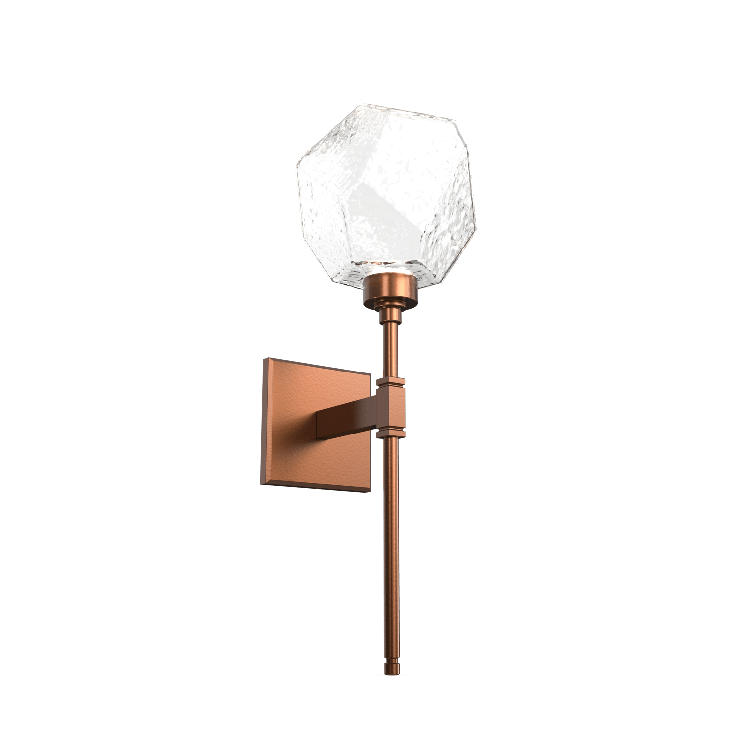 IDB0039-08-BB-C-Hammerton-Studio-Gem-belvedere-wall-sconce-with-burnished-bronze-finish-and-clear-blown-glass-shades-and-LED-lamping