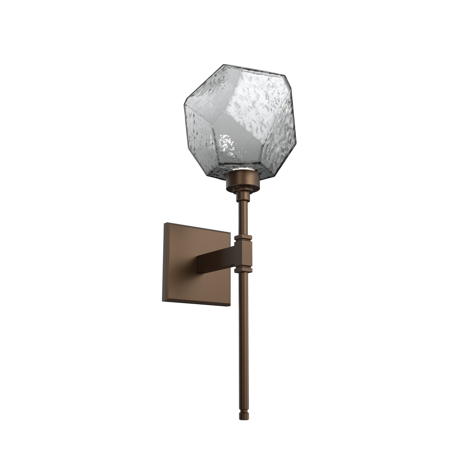 IDB0039-08-FB-S-Hammerton-Studio-Gem-belvedere-wall-sconce-with-flat-bronze-finish-and-smoke-blown-glass-shades-and-LED-lamping