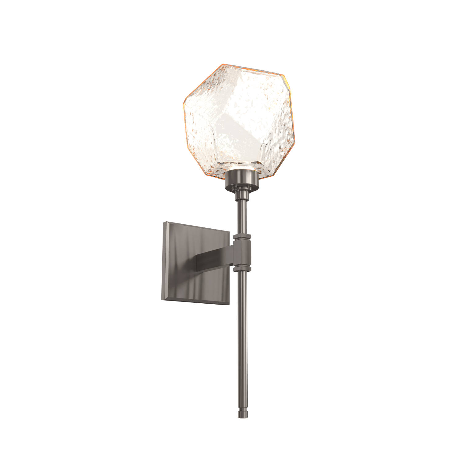 IDB0039-08-GM-A-Hammerton-Studio-Gem-belvedere-wall-sconce-with-gunmetal-finish-and-amber-blown-glass-shades-and-LED-lamping