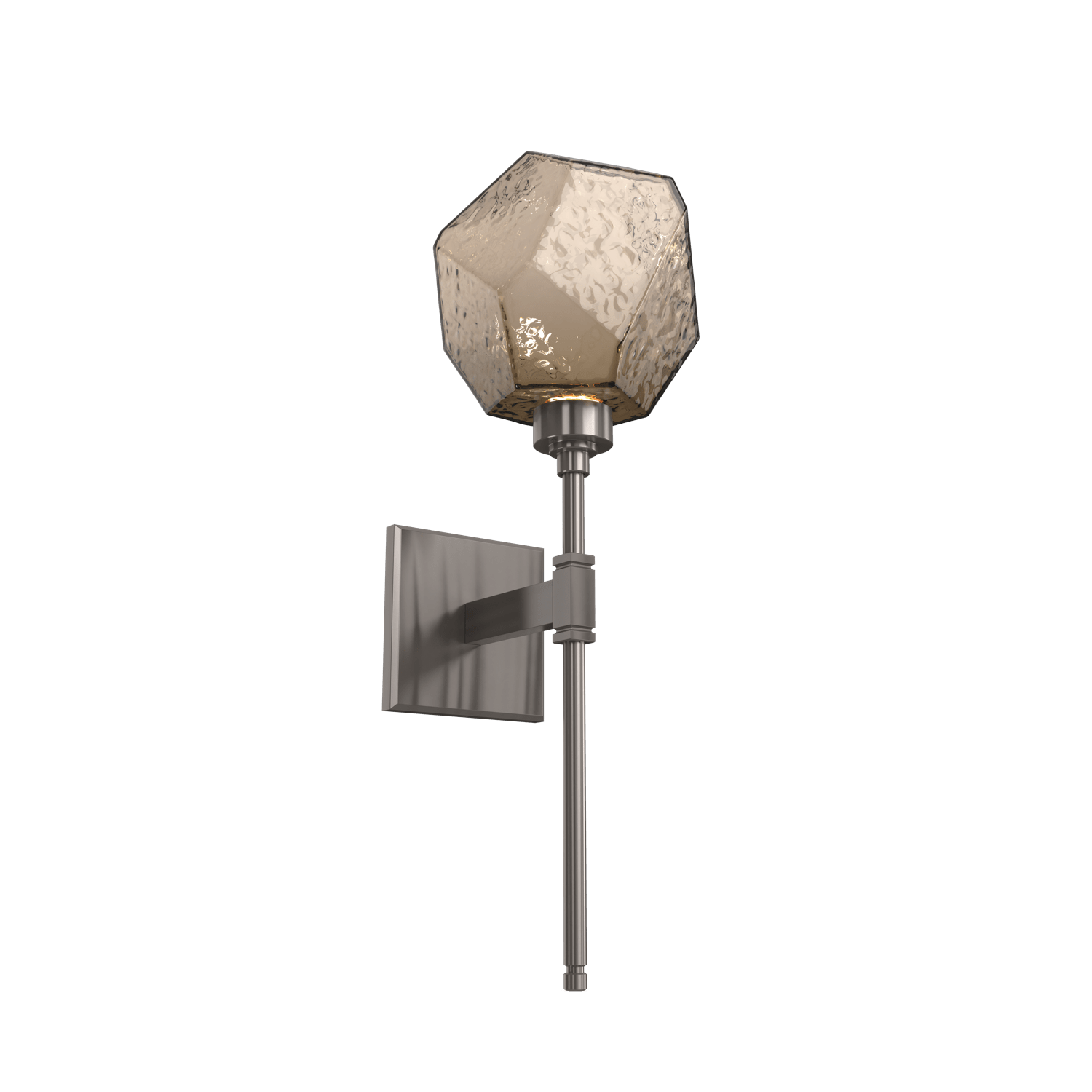 IDB0039-08-GM-B-Hammerton-Studio-Gem-belvedere-wall-sconce-with-gunmetal-finish-and-bronze-blown-glass-shades-and-LED-lamping