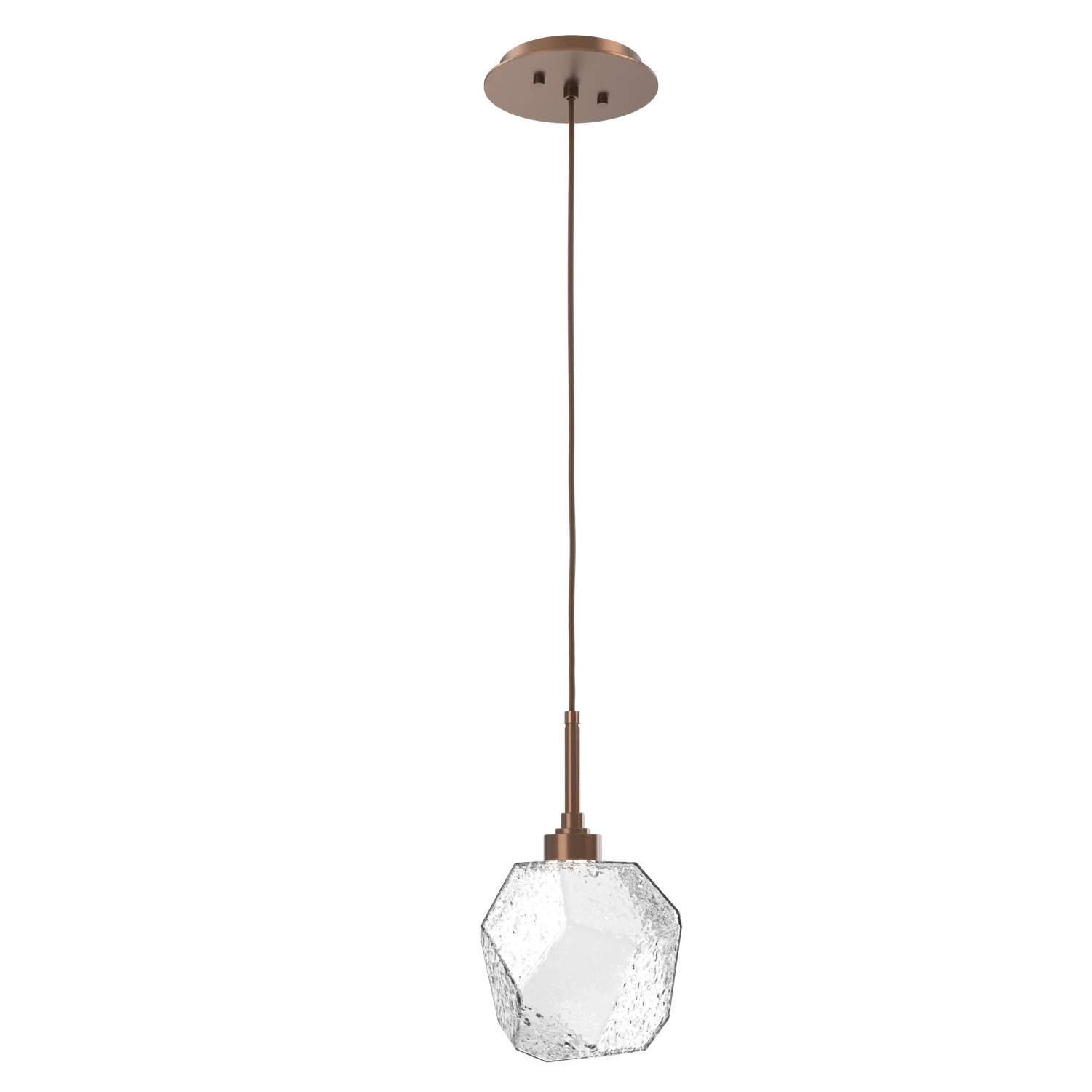 LAB0039-01-BB-C-Hammerton-Studio-Gem-pendant-light-with-burnished-bronze-finish-and-clear-blown-glass-shades-and-LED-lamping