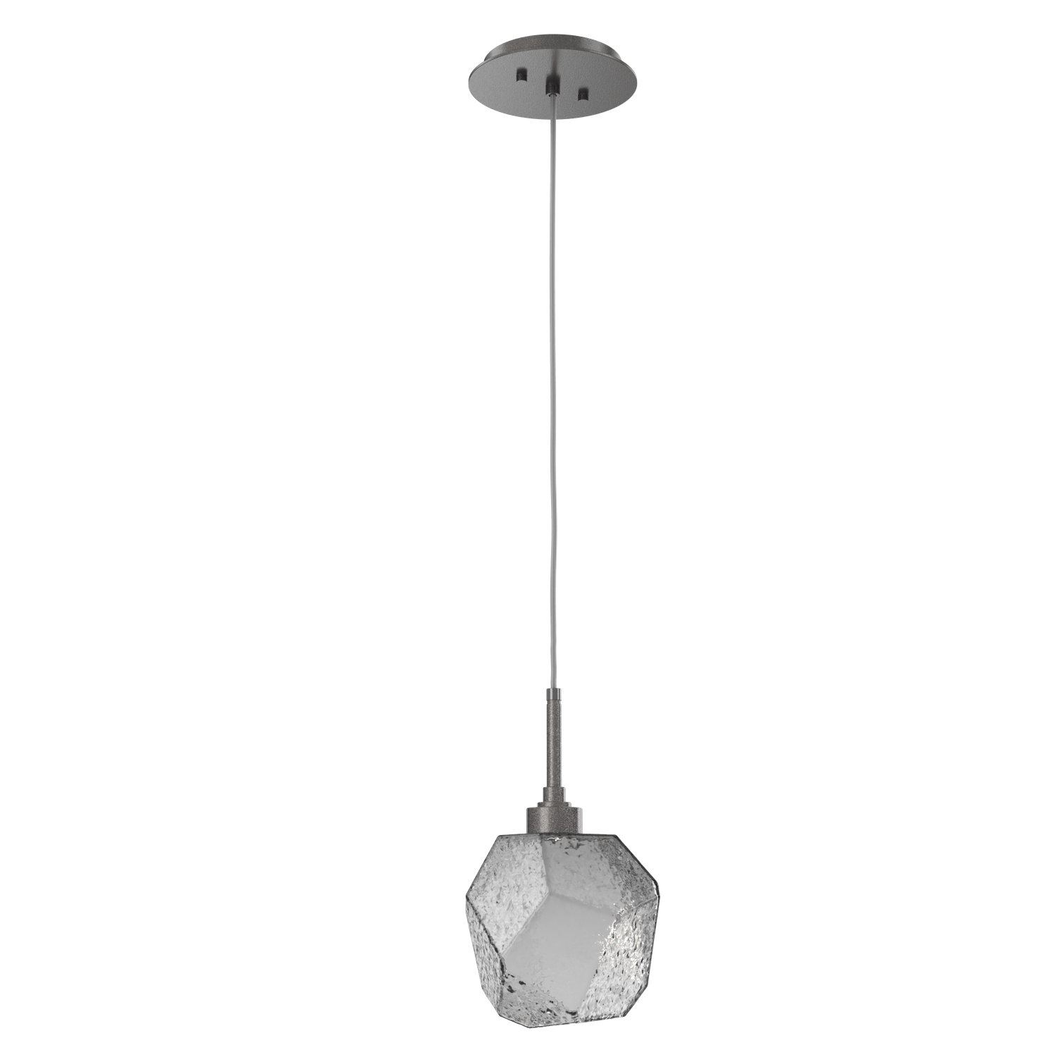 LAB0039-01-GP-S-Hammerton-Studio-Gem-pendant-light-with-graphite-finish-and-smoke-blown-glass-shades-and-LED-lamping